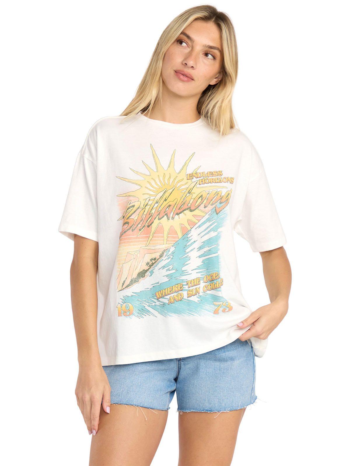 Polera m/c Mujer Where suns collide Blanco-0