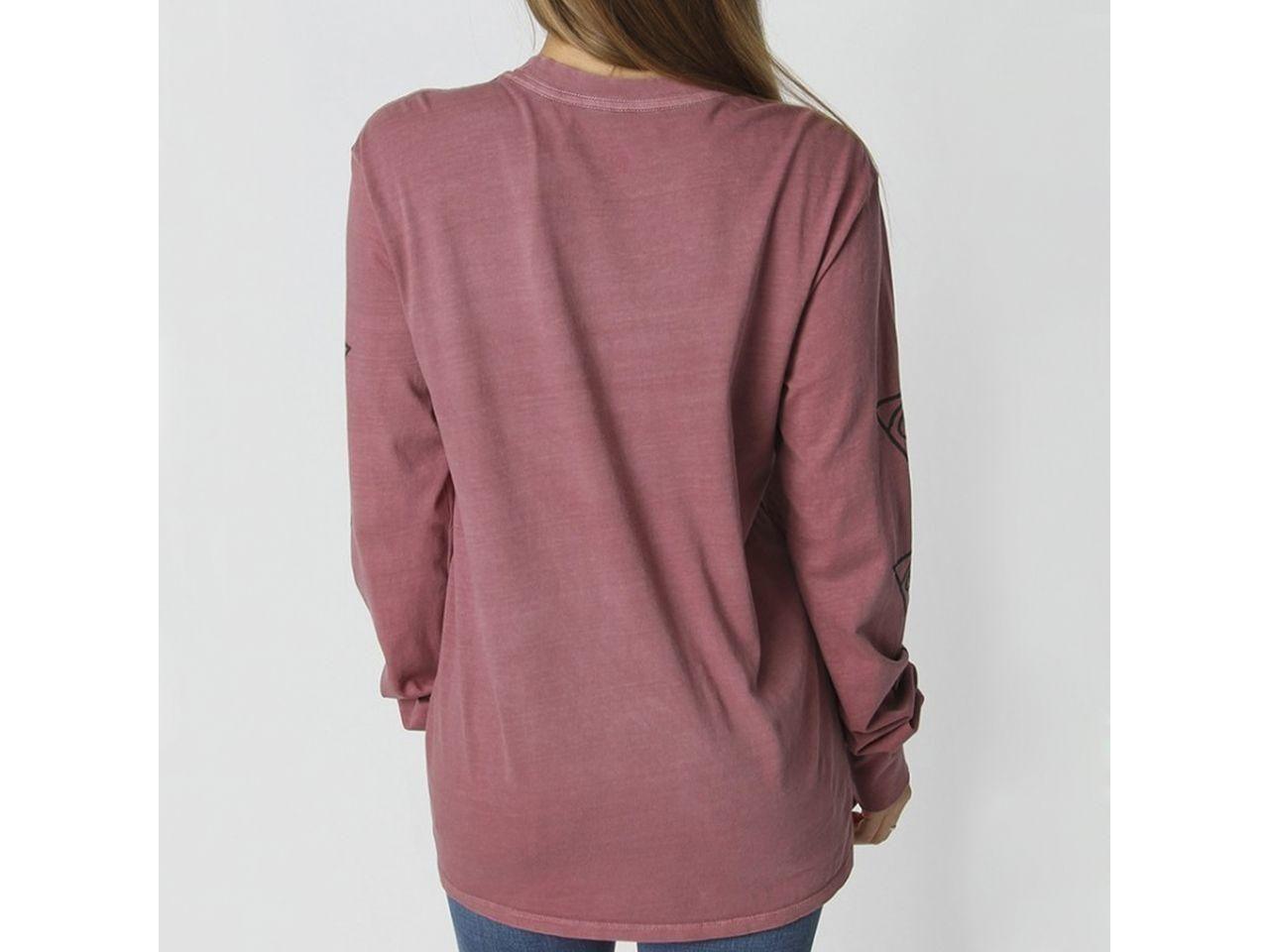 Polera Manga Larga Waves For Days Vintage Plum-1