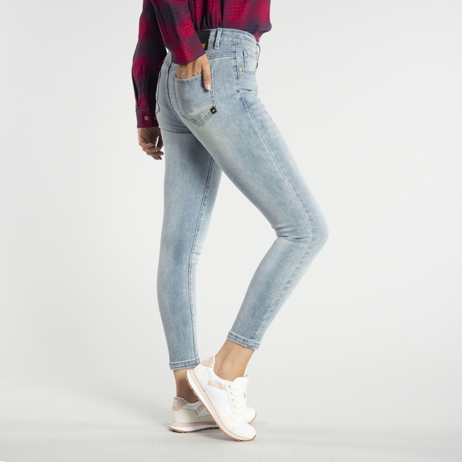 Jeans Mujer Symbol Skinny Celeste-1