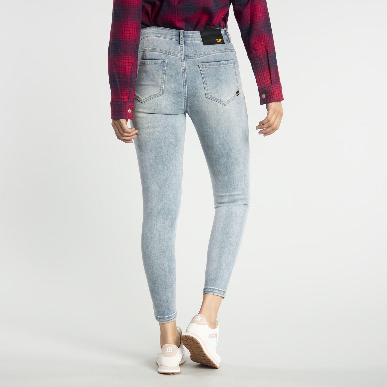 Jeans Mujer Symbol Skinny Celeste-2