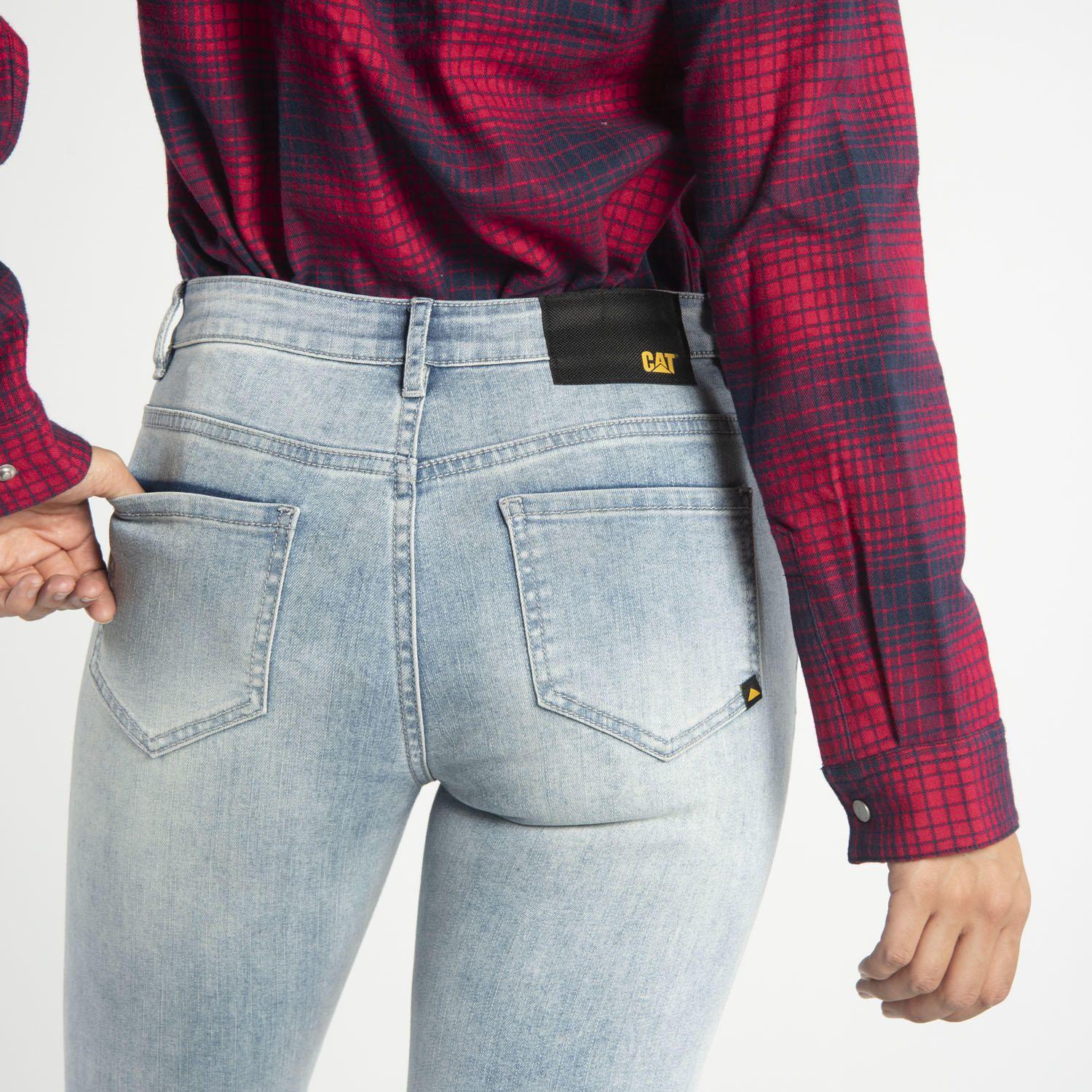 Jeans Mujer Symbol Skinny Celeste-3