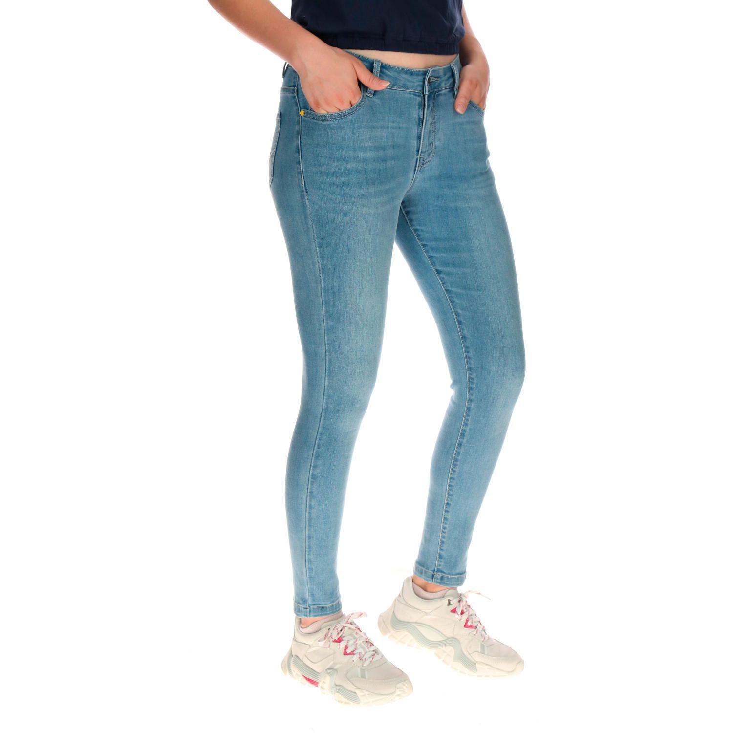 Jeans Mujer Symbol Skinny Celeste-4