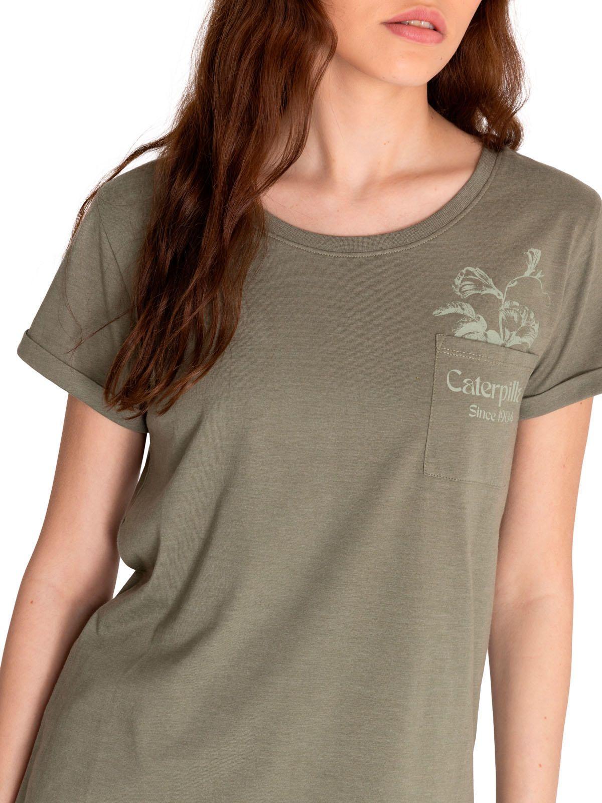 Polera Manga Corta Mujer Novelty Pocket Tee 1 Verde-4