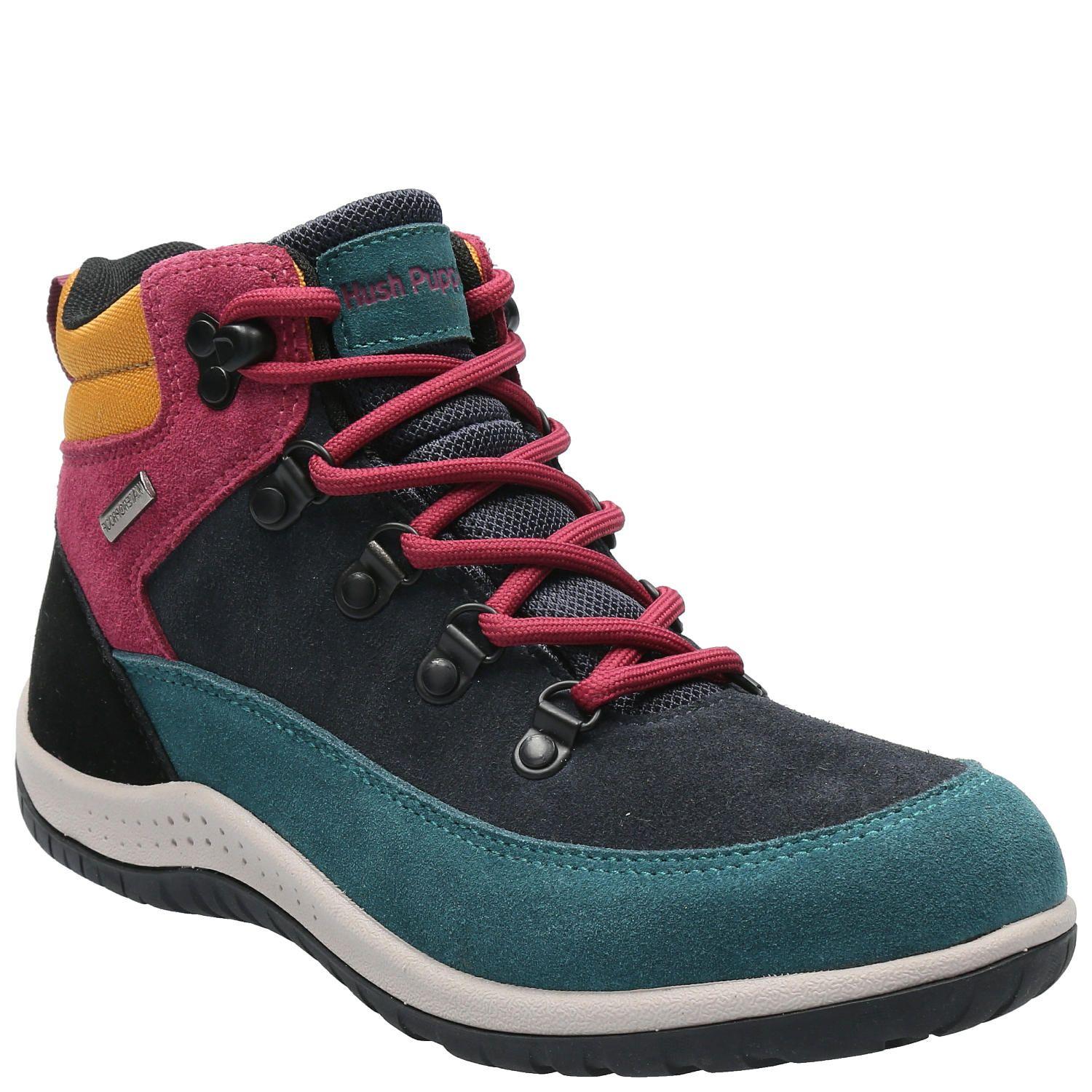 Botín Cuero Mujer Emur Azul Waterproof-0