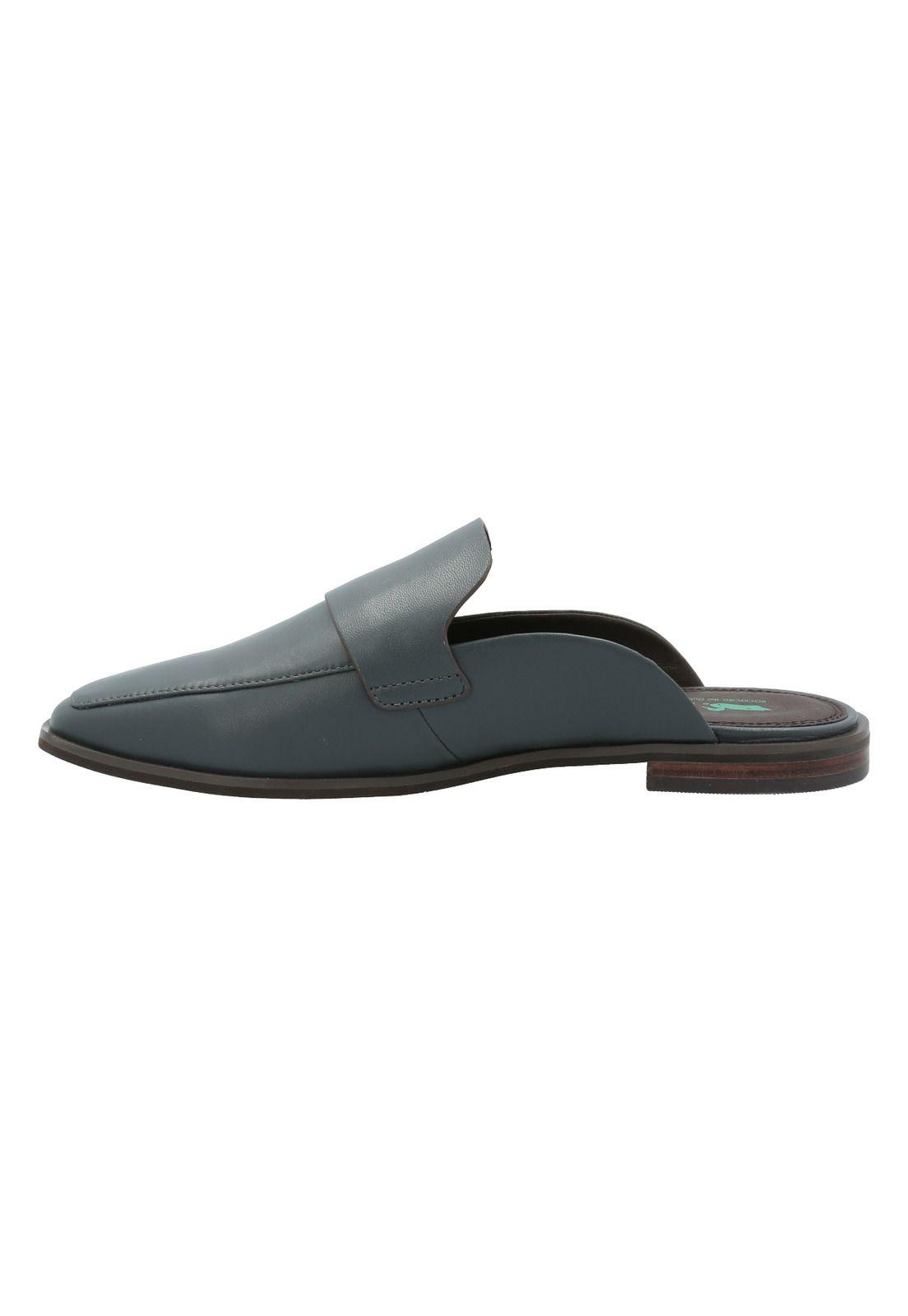 Zapato Cuero Mujer Somel Gris -4