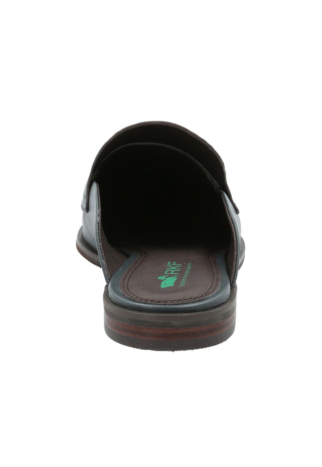 Zapato Cuero Mujer Somel Gris -5