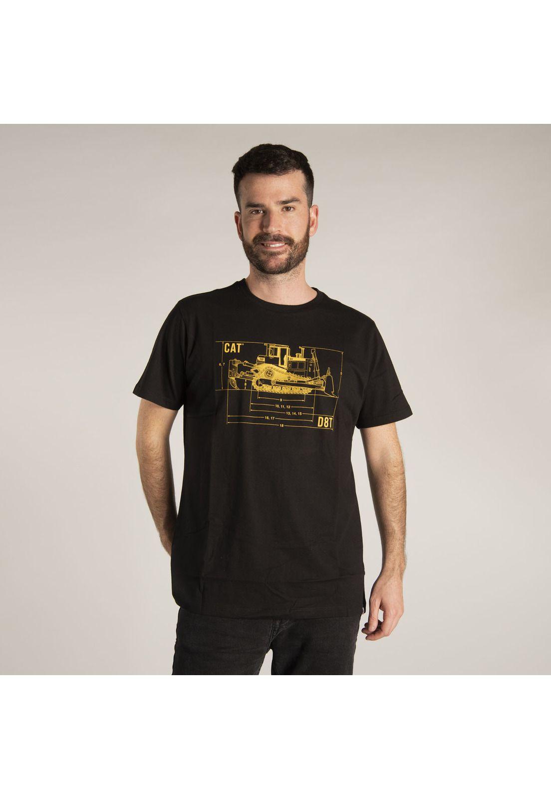 Polera M/C Hombre Fdtn Tractor Bluepri Negro-0