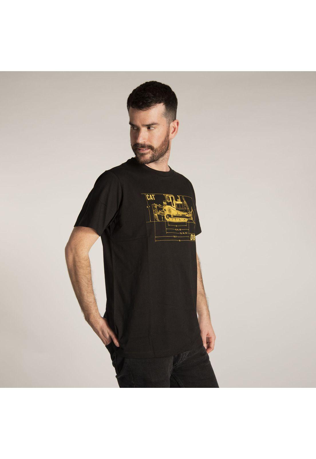 Polera M/C Hombre Fdtn Tractor Bluepri Negro-1