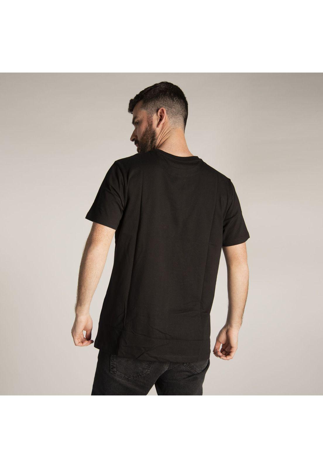 Polera M/C Hombre Fdtn Tractor Bluepri Negro-2