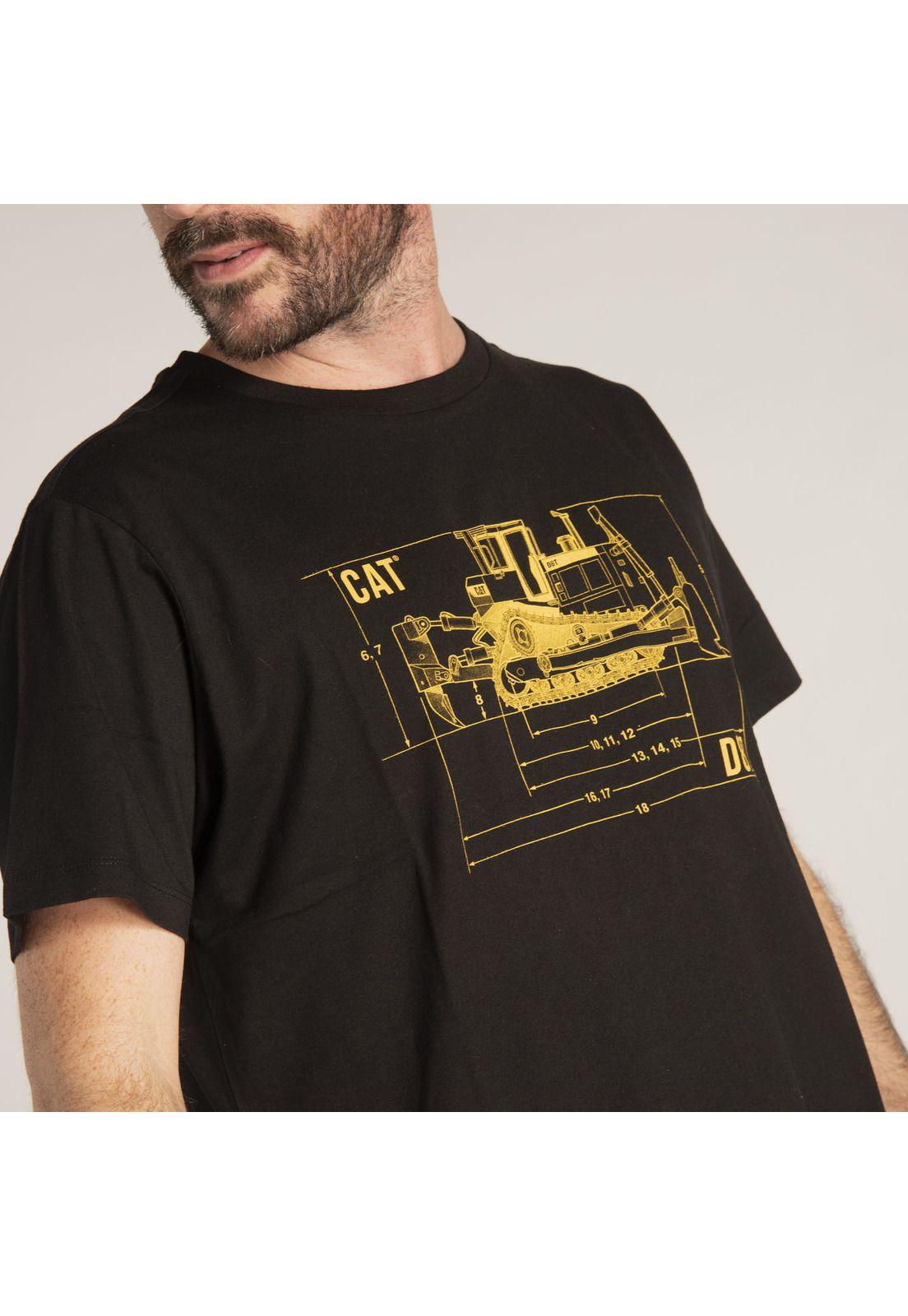 Polera M/C Hombre Fdtn Tractor Bluepri Negro-4