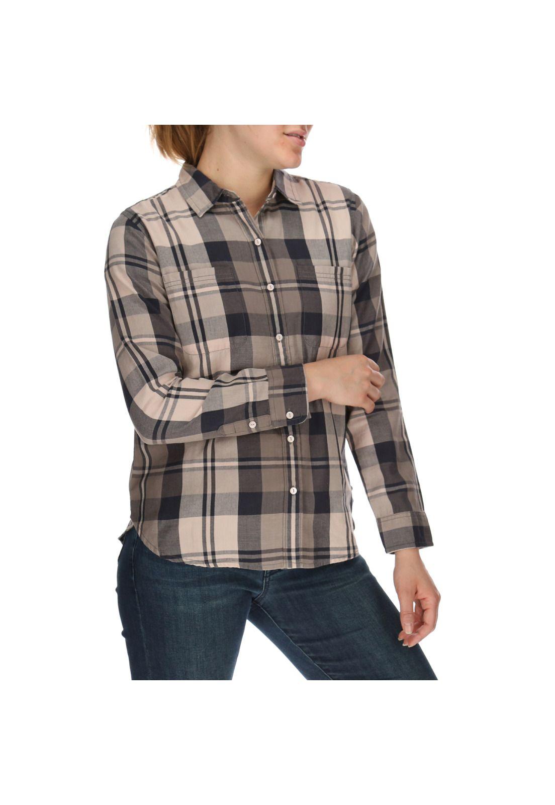 Blusa Ml Mujer Ellen L/S Shirt Algodón Multicolor-3