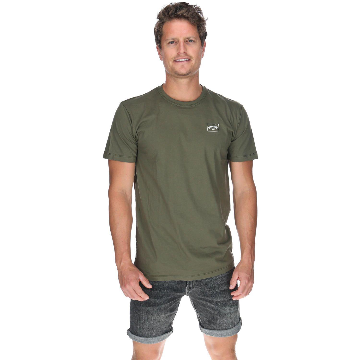 Polera M/C Hombre Stacked Arch Pole Verde-0