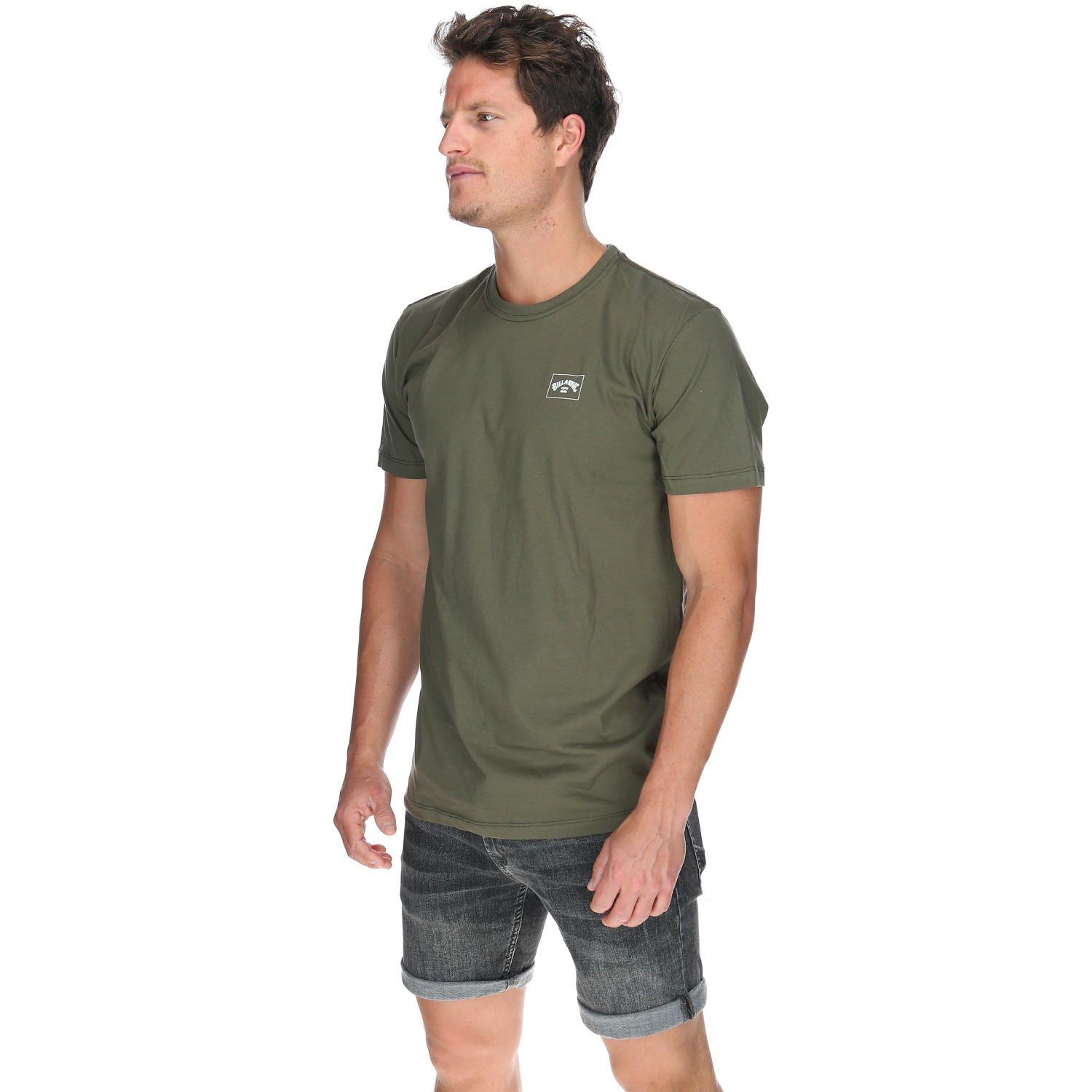 Polera M/C Hombre Stacked Arch Pole Verde-1
