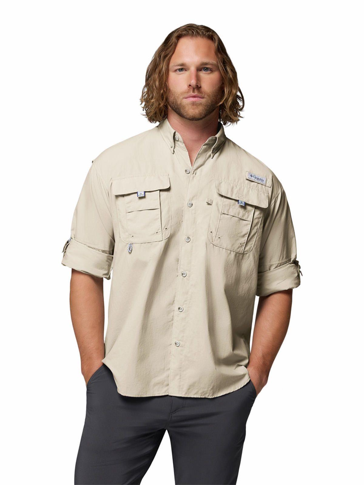 Camisa Manga Larga Hombre Bahama II Beige-3