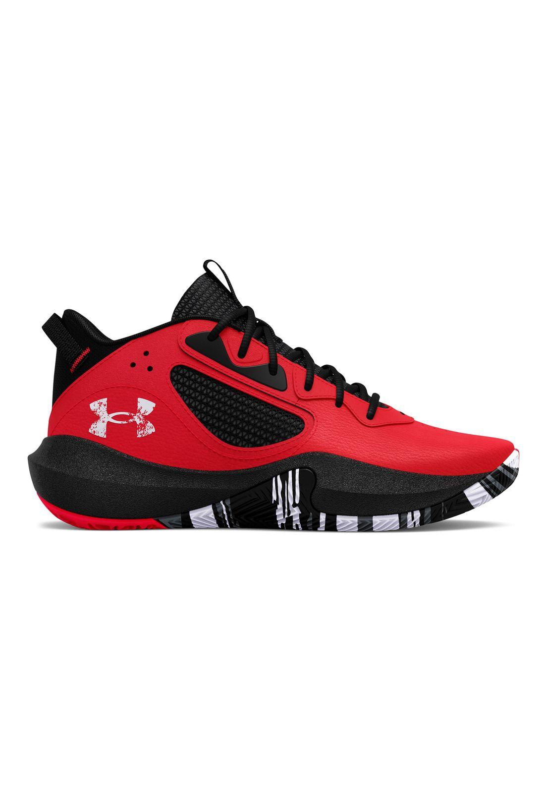 Zapato Basket Ua Gs Lockdown 6 Rojo Niño-0