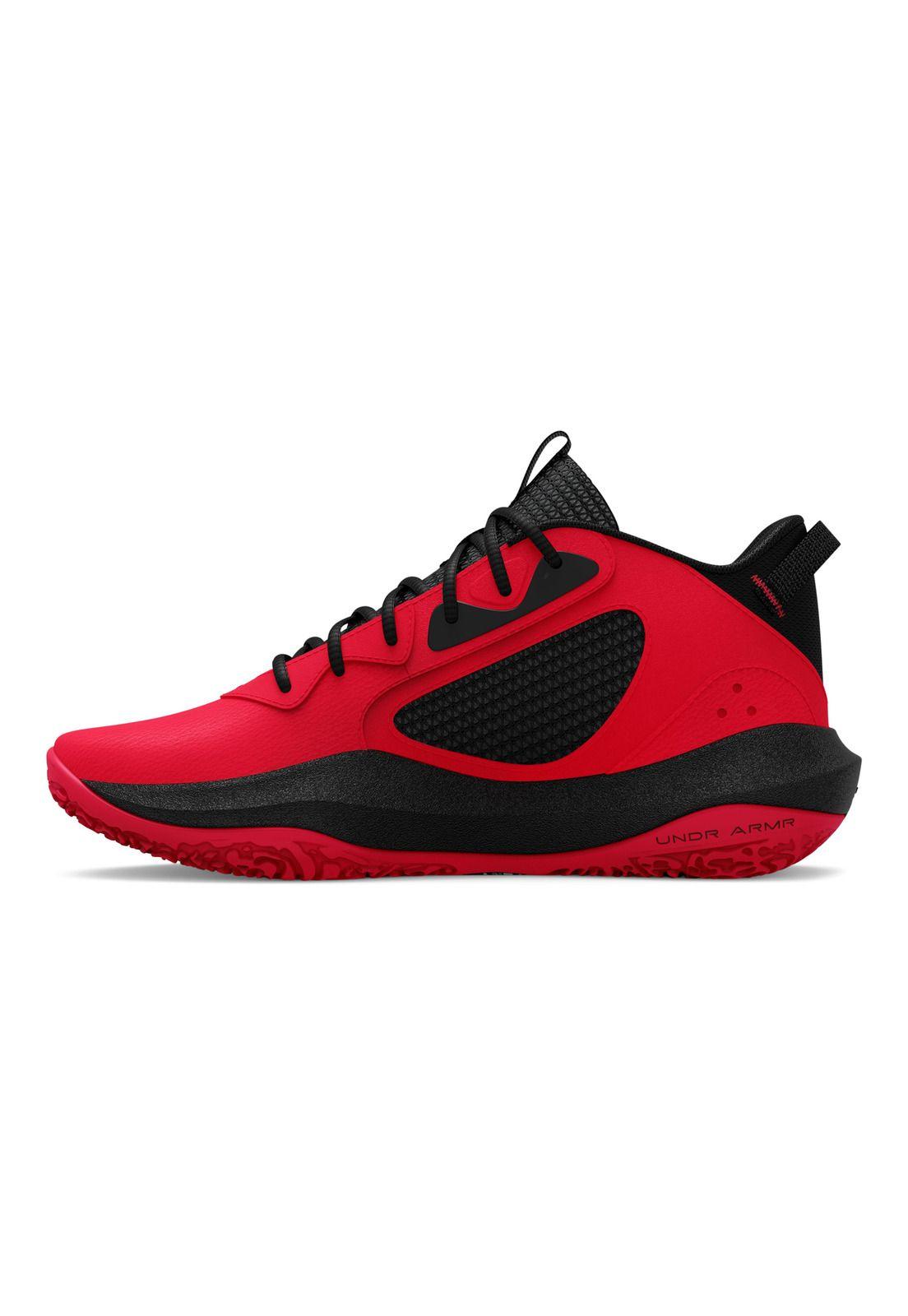 Zapato Basket Ua Gs Lockdown 6 Rojo Niño-1