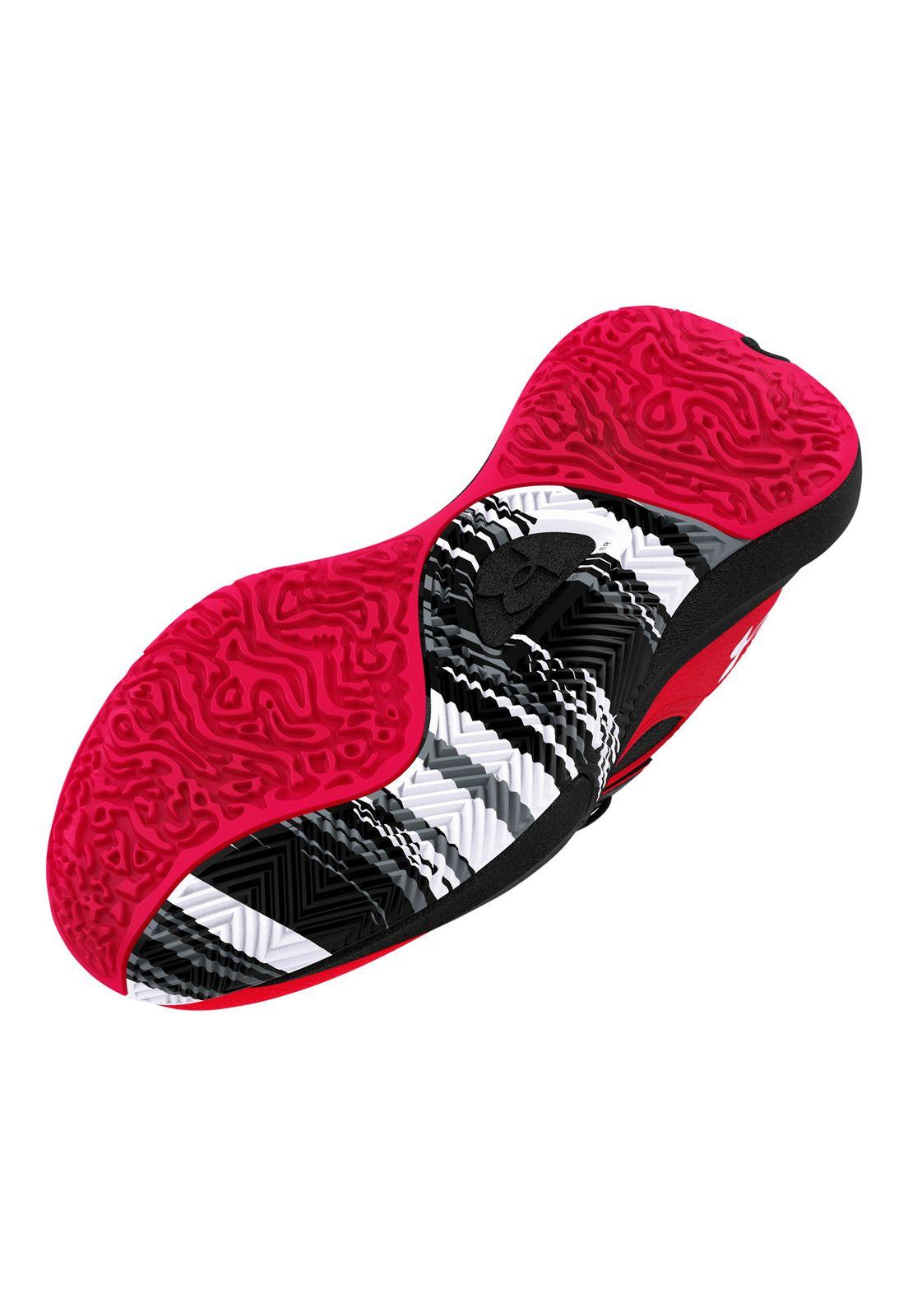 Zapato Basket Ua Gs Lockdown 6 Rojo Niño-3