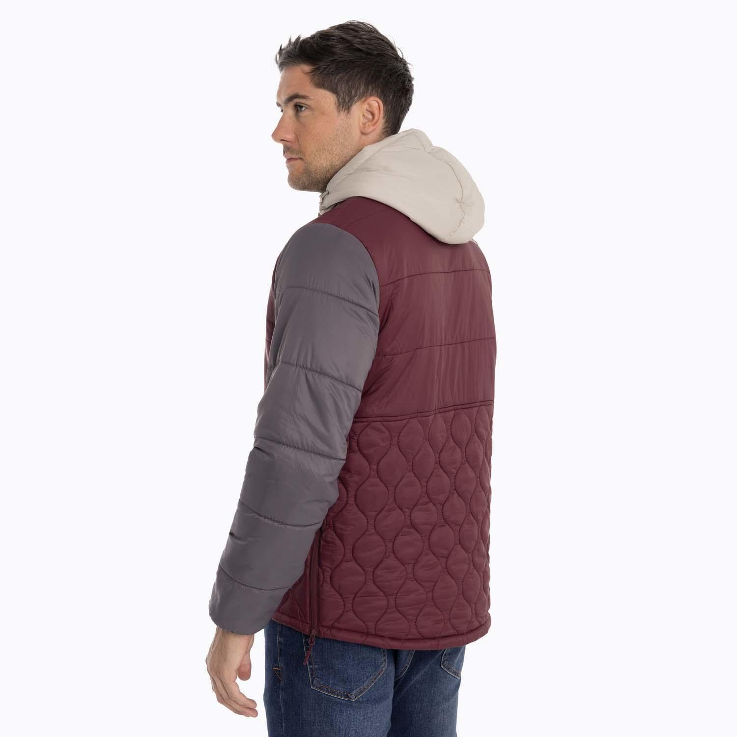 Parka Hombre Mid Zipper Burdeo Merrell-4