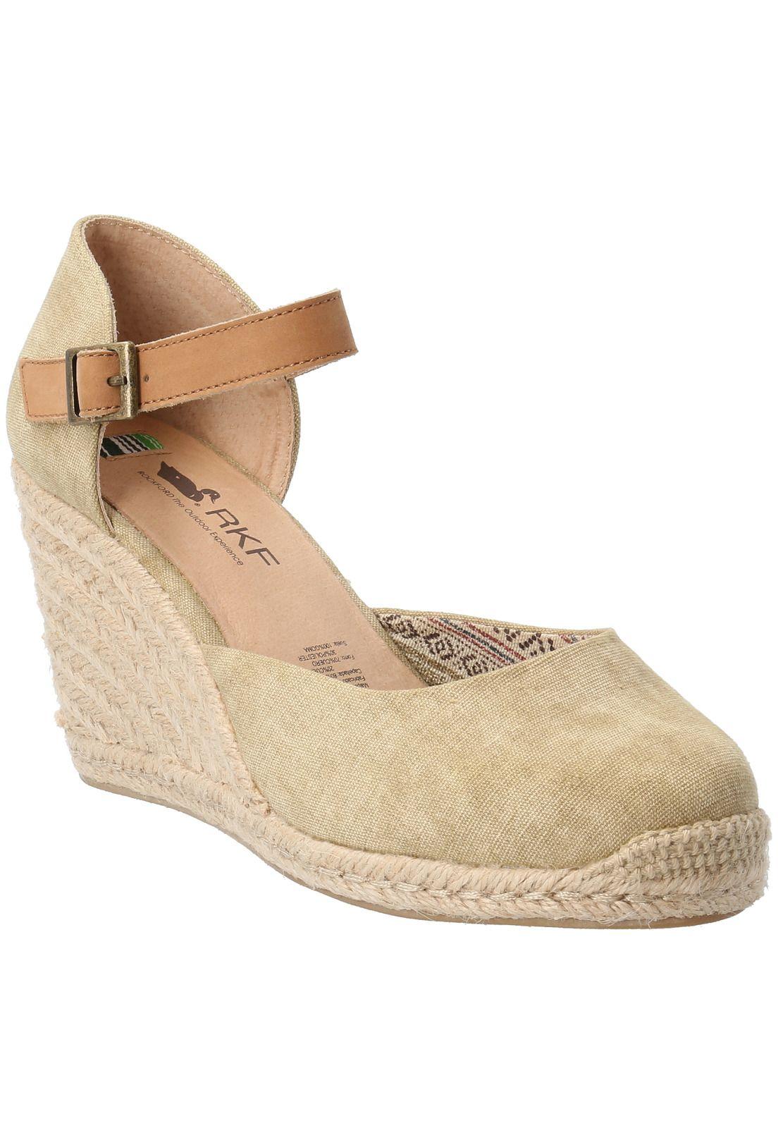Sandalia Poliéster Claretta Beige Mujer Rockford-0