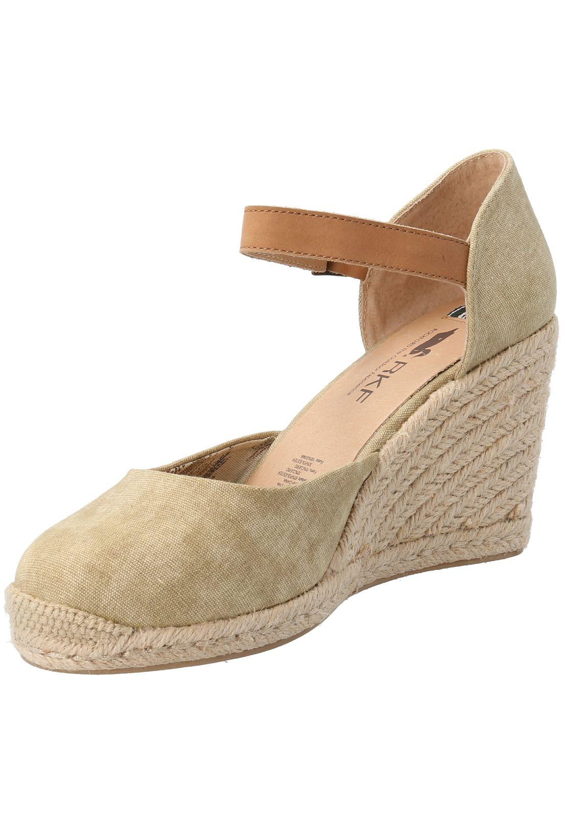 Sandalia Poliéster Claretta Beige Mujer Rockford-3