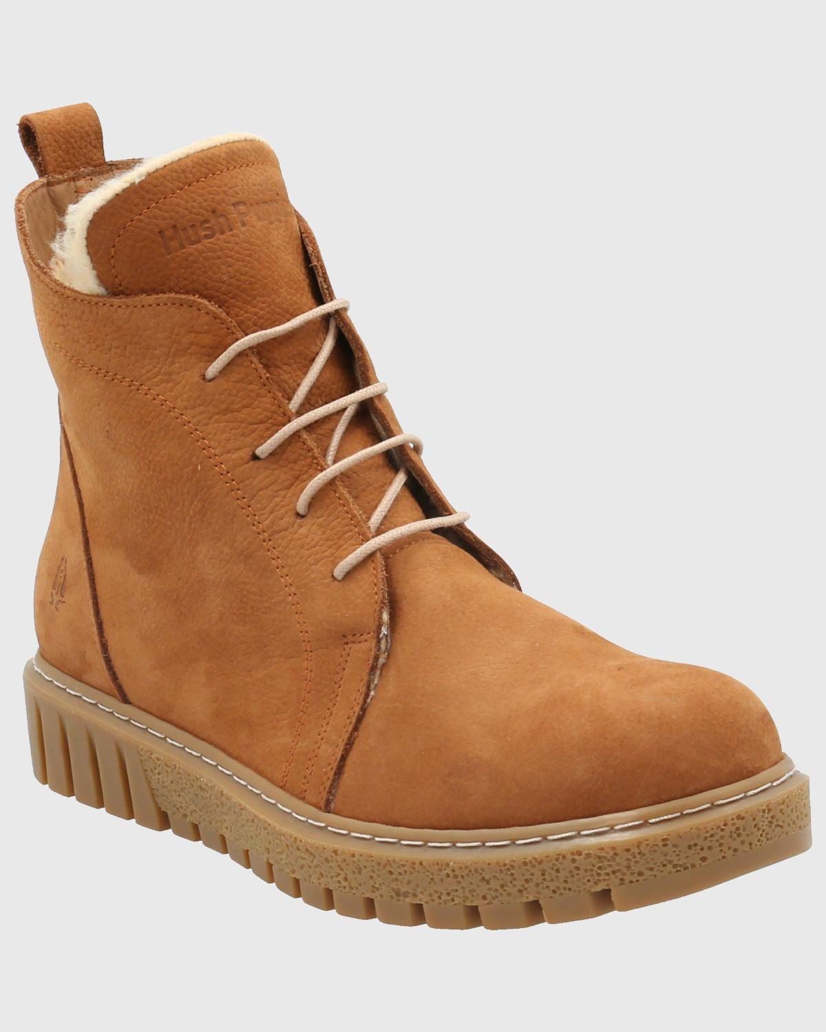 Botin Cuero Mujer Clere Café-0