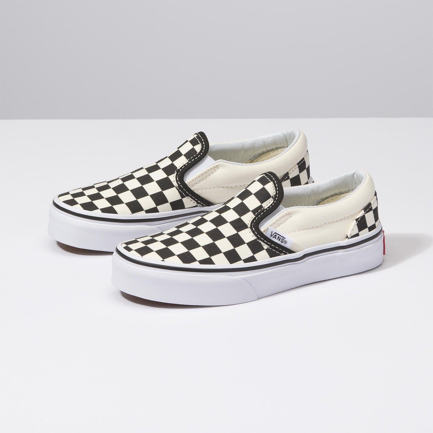 Zapatilla Niño Classic Slip-On (Checkerboard)Black-0