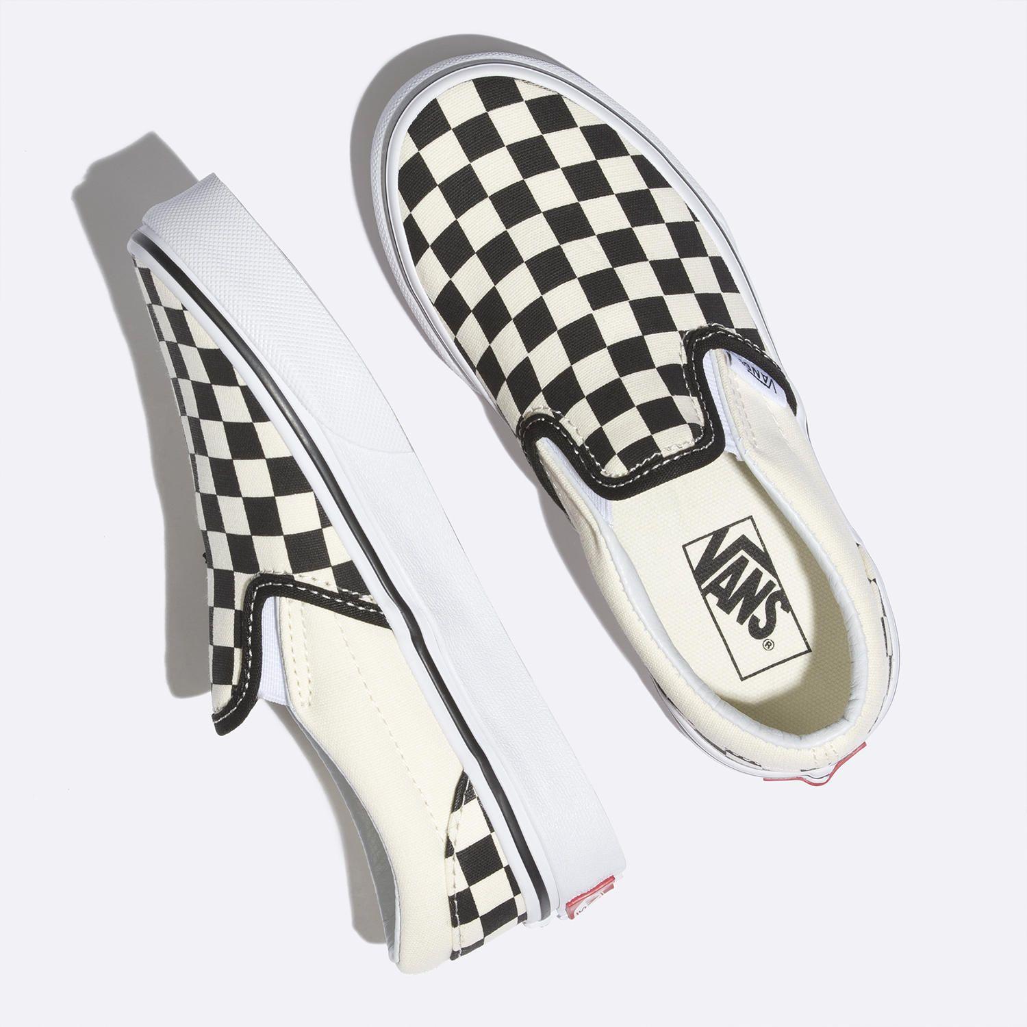 Zapatilla Niño Classic Slip-On (Checkerboard)Black-1