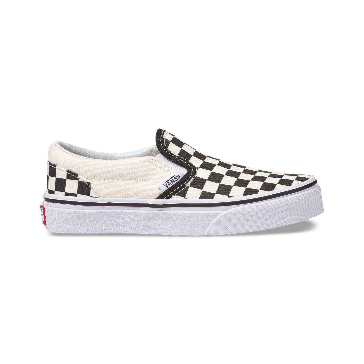 Zapatilla Niño Classic Slip-On (Checkerboard)Black-4
