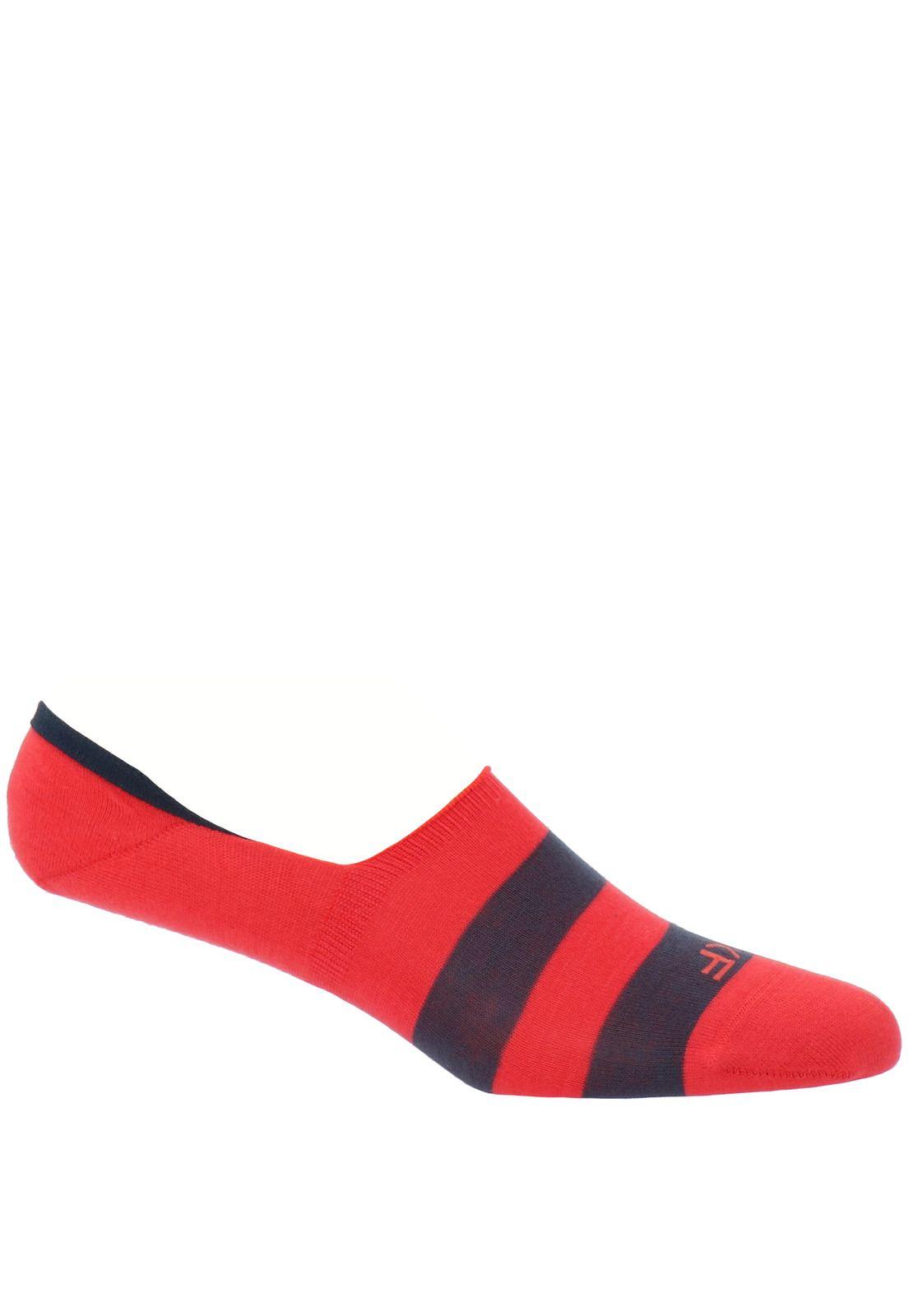 Calcetín Hombre Inv Block Rojo-0