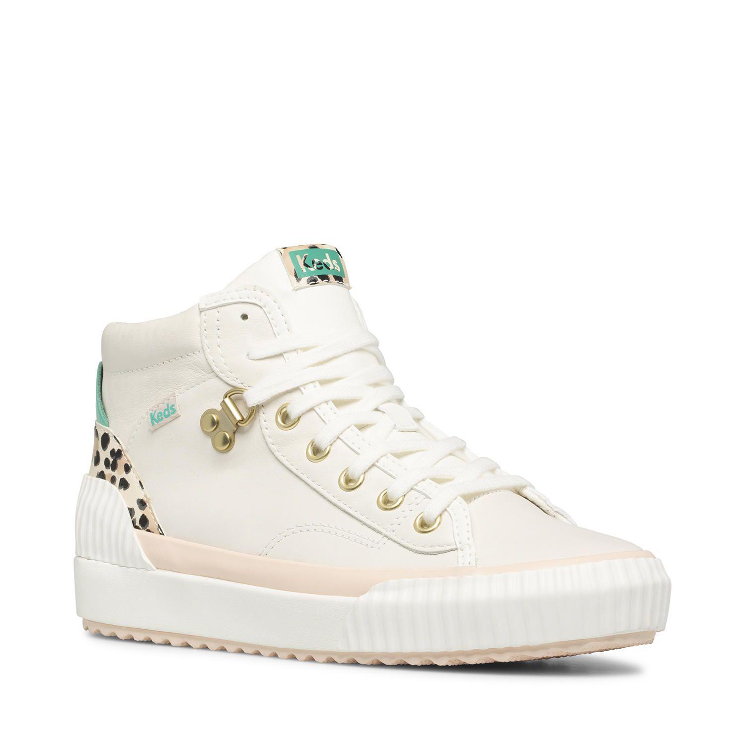 Zapatilla Cuero Mujer Demi Trx Mid Blanco-2