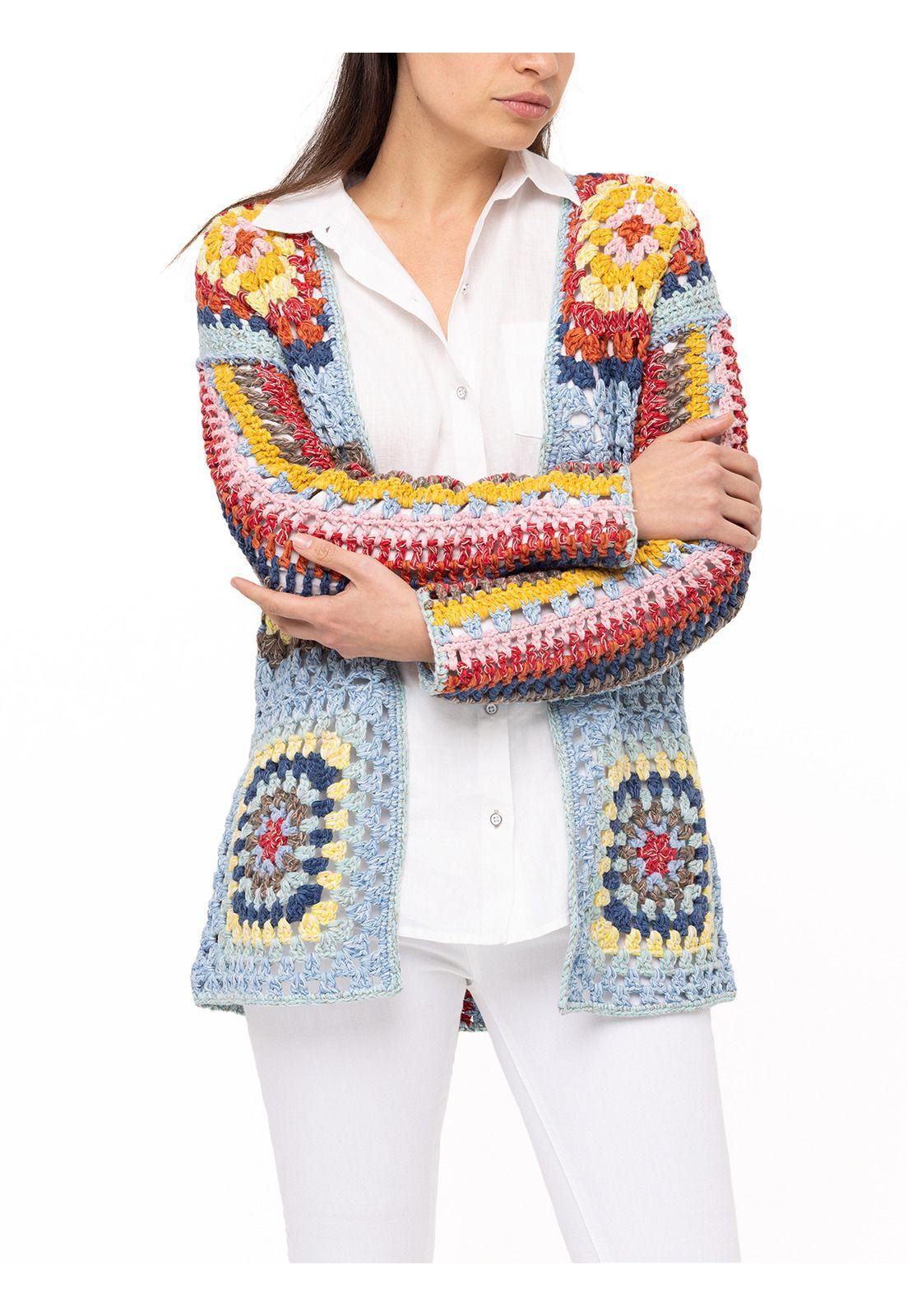 Sweater Algodón Orgánic Positano Celeste Mujer-3