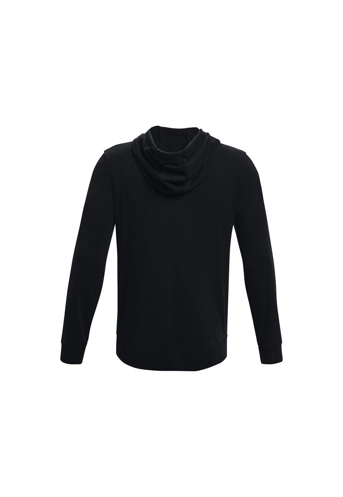 Polerón full zip Rival Terry hombre Negro-1