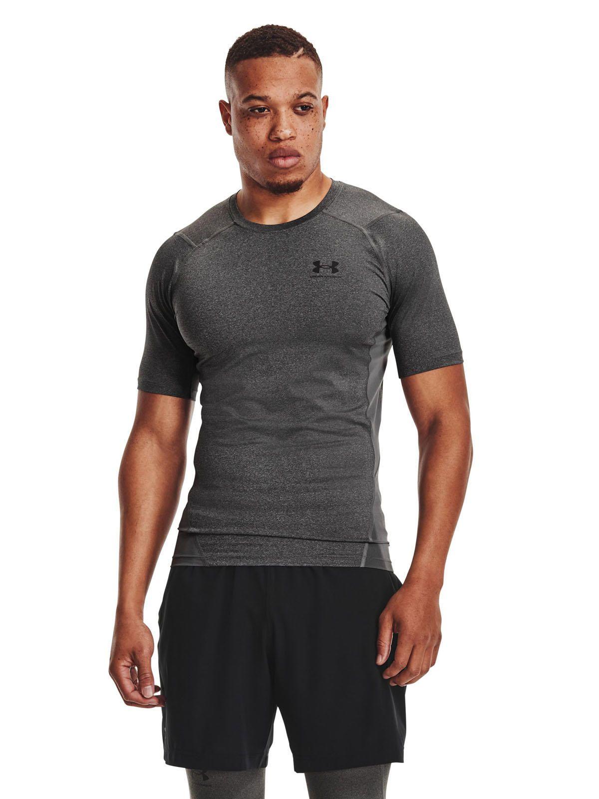 Polera Hombre Hg Armour Comp Gris-3