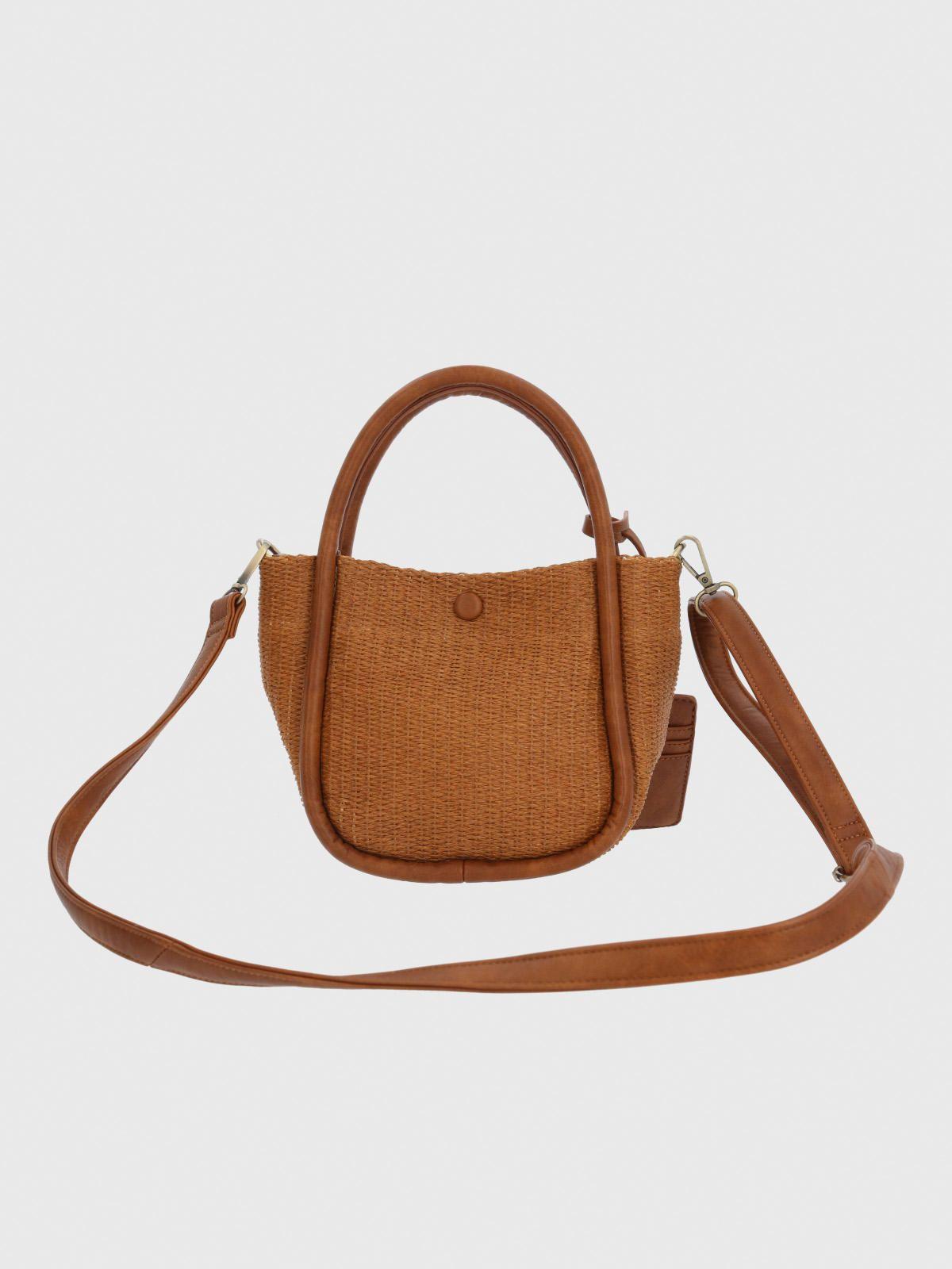 Cartera Ecocuero Mujer Yang Bag Café-2