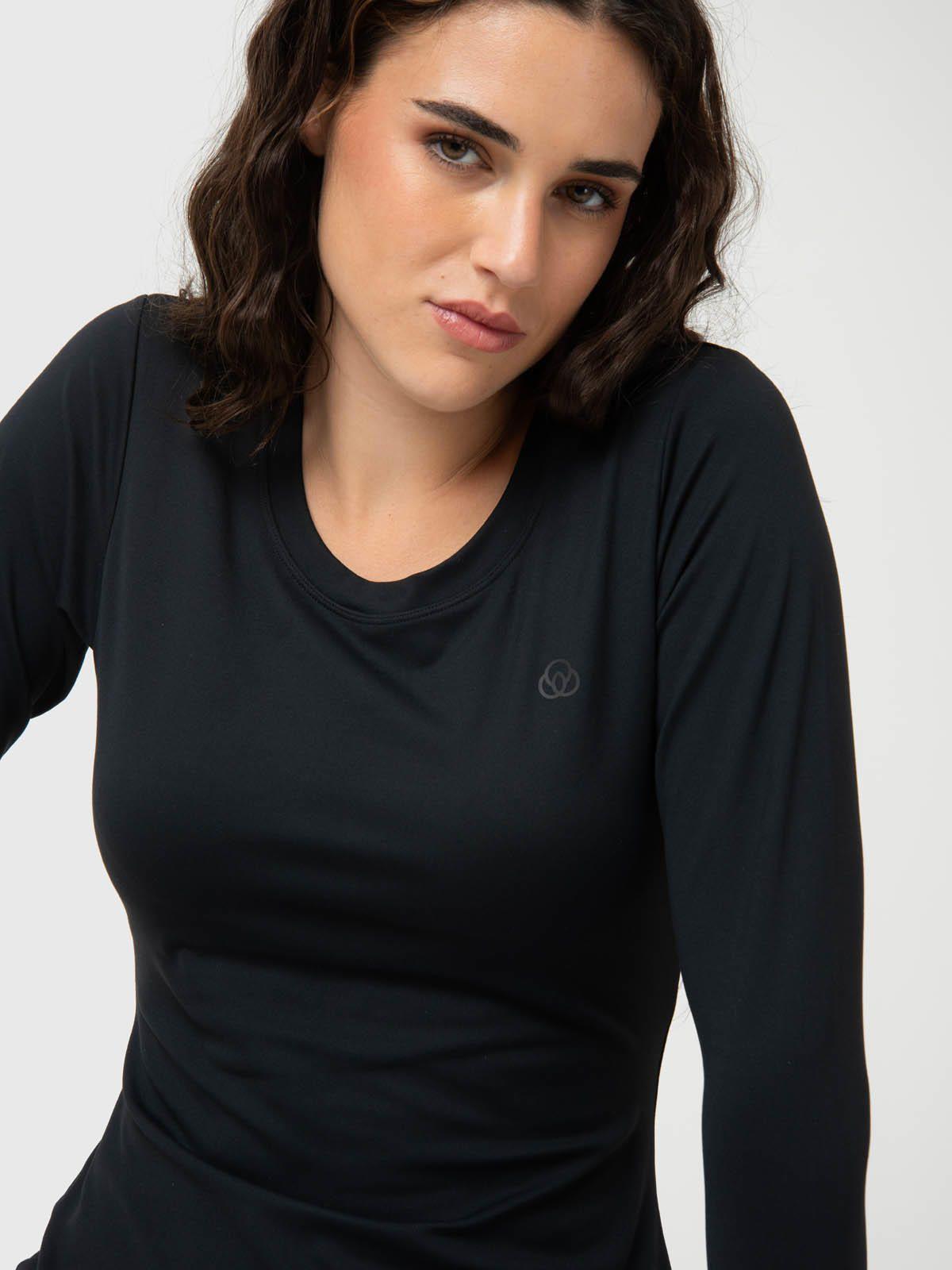 Polera Mujer Open Back Negra-3