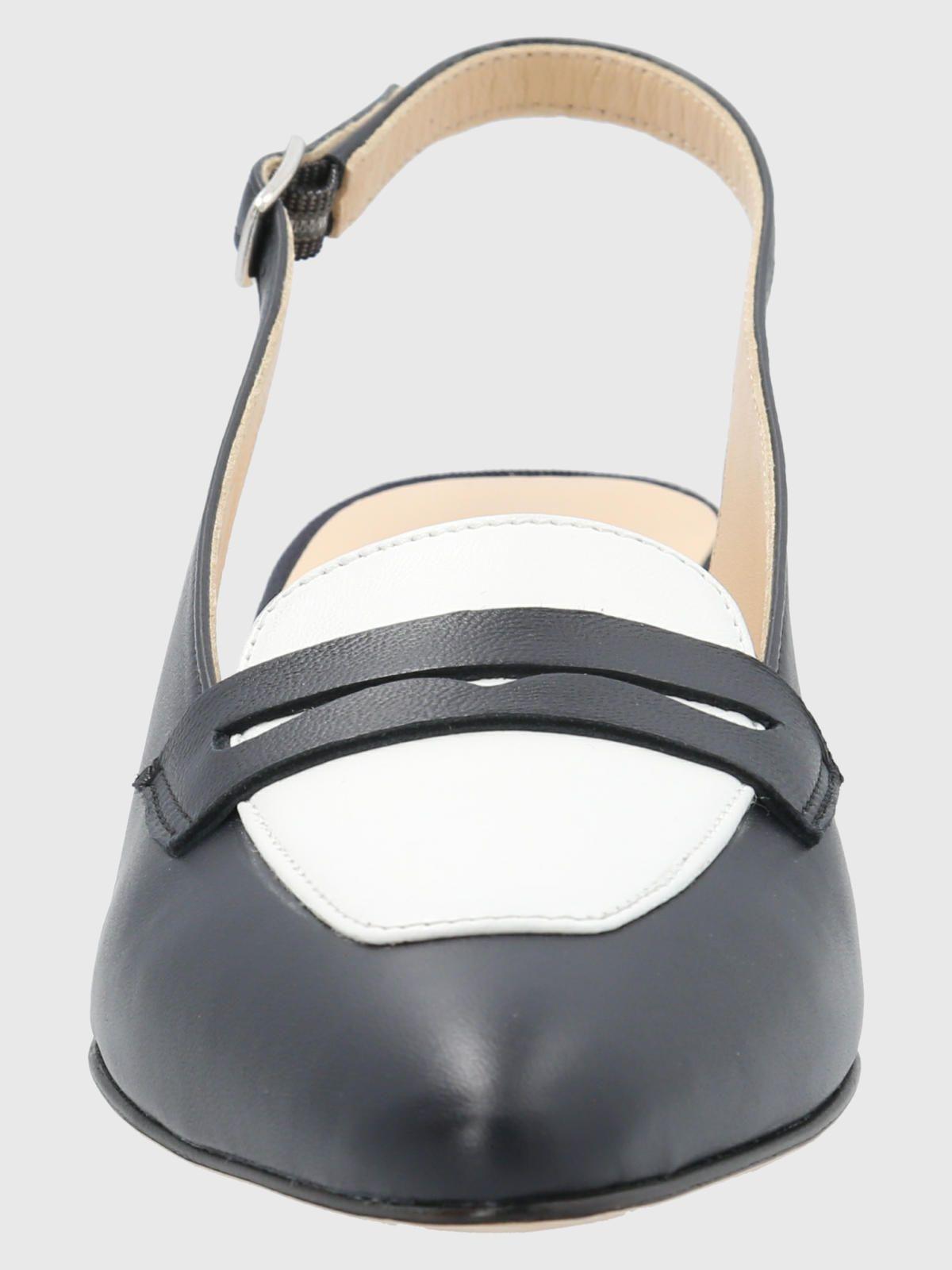 Zapato Cuero Azul Oscuro Mujer Giada -3