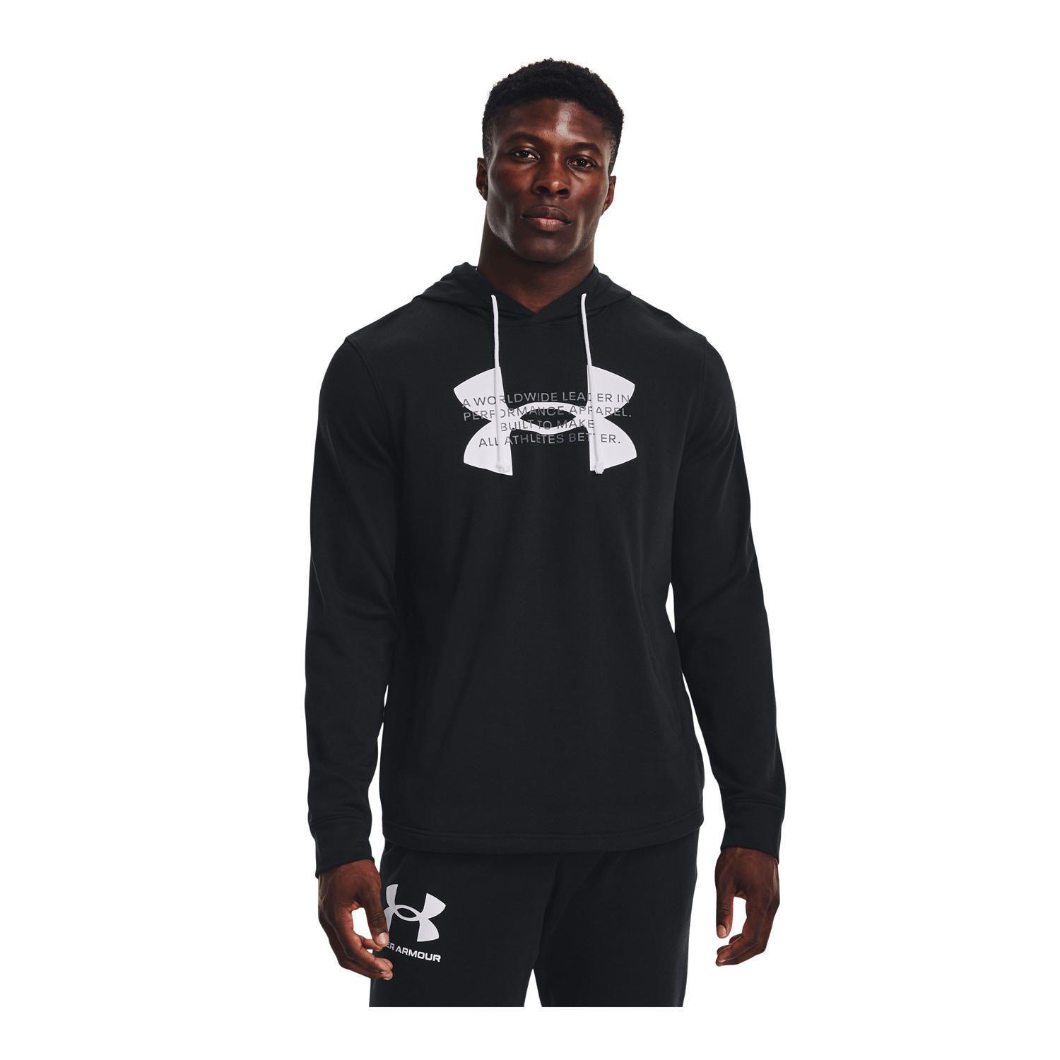 Polerón Buzo Hombre Rival Terry Logo Hod Negro-2