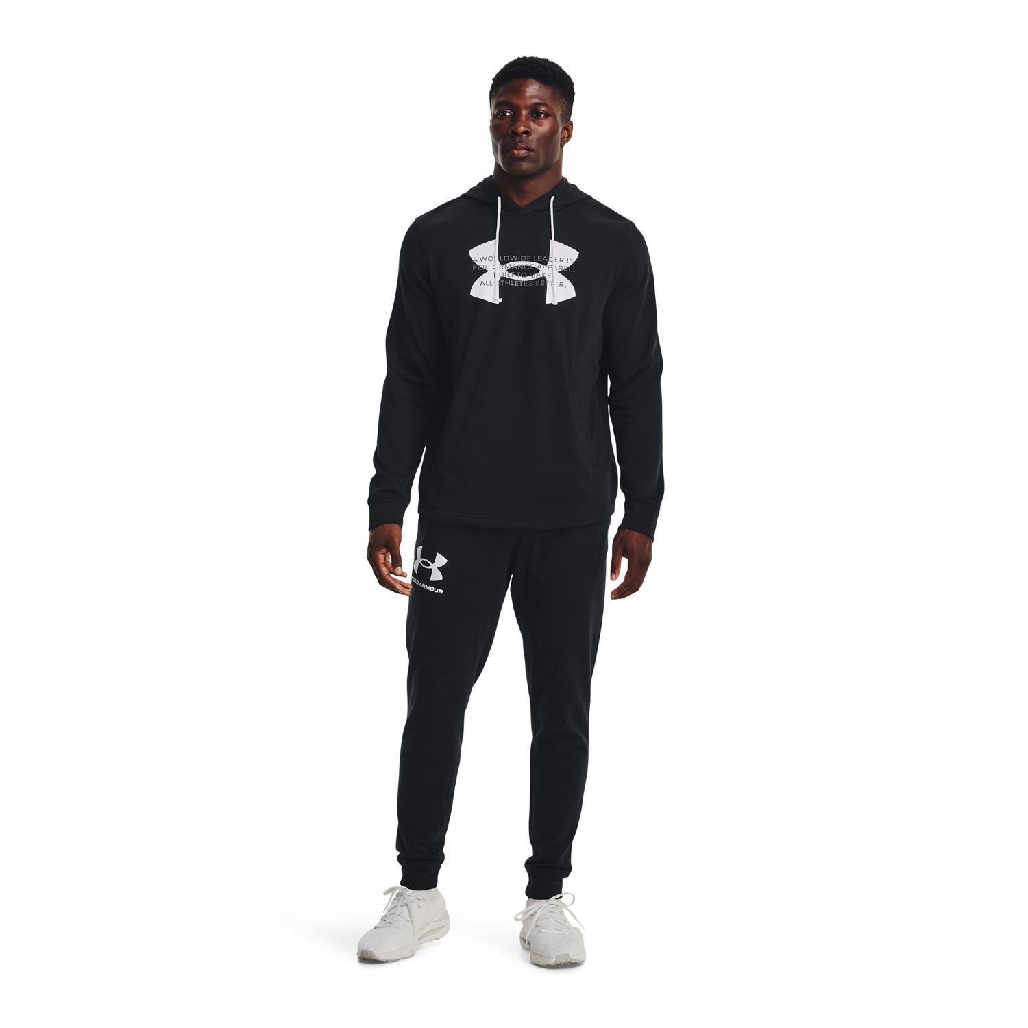 Polerón Buzo Hombre Rival Terry Logo Hod Negro-5