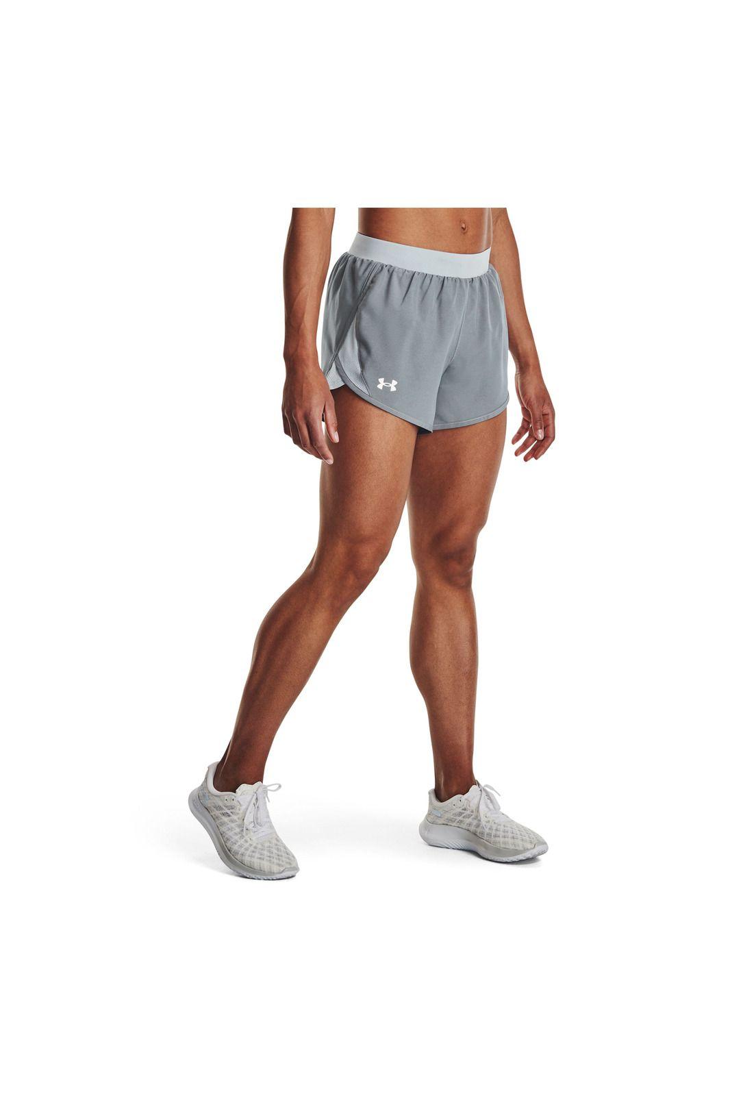 Short Running Fly-By 2 Gris Mujer-3