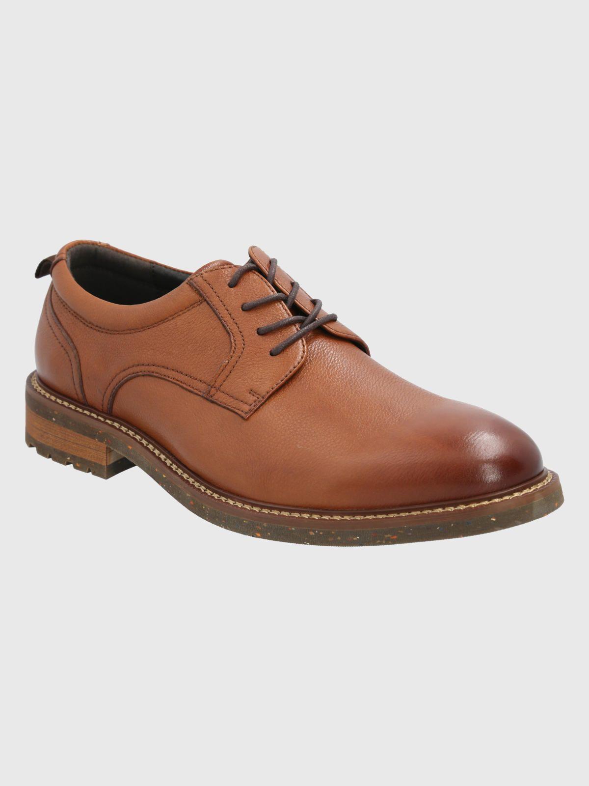 Zapato Cuero Café Hombre Hinton -0