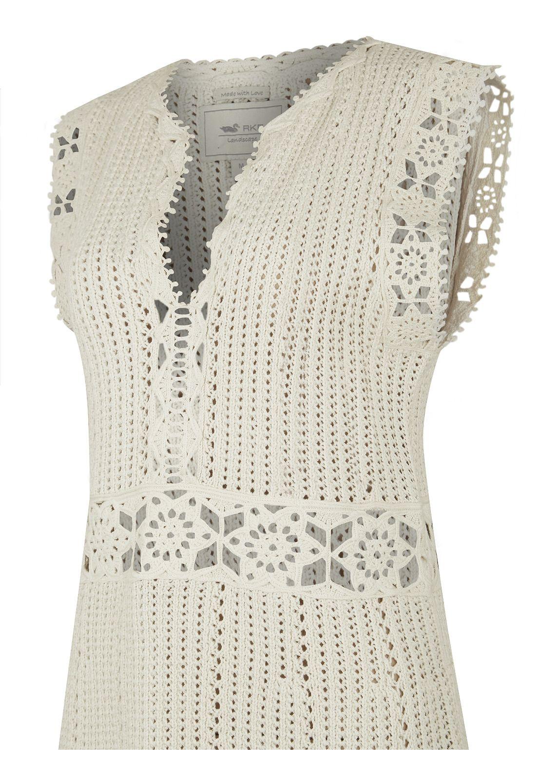 vestido Algodón Orgánico Beige Lito Mujer -3