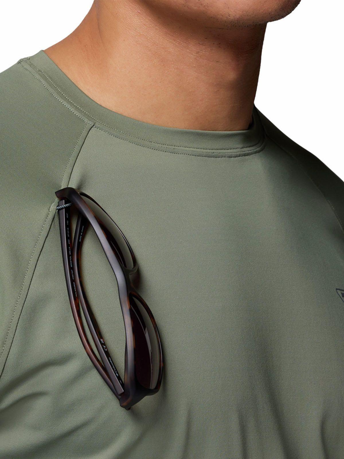 Polera Manga Larga Hombre Wild Cast Sun Verde-3