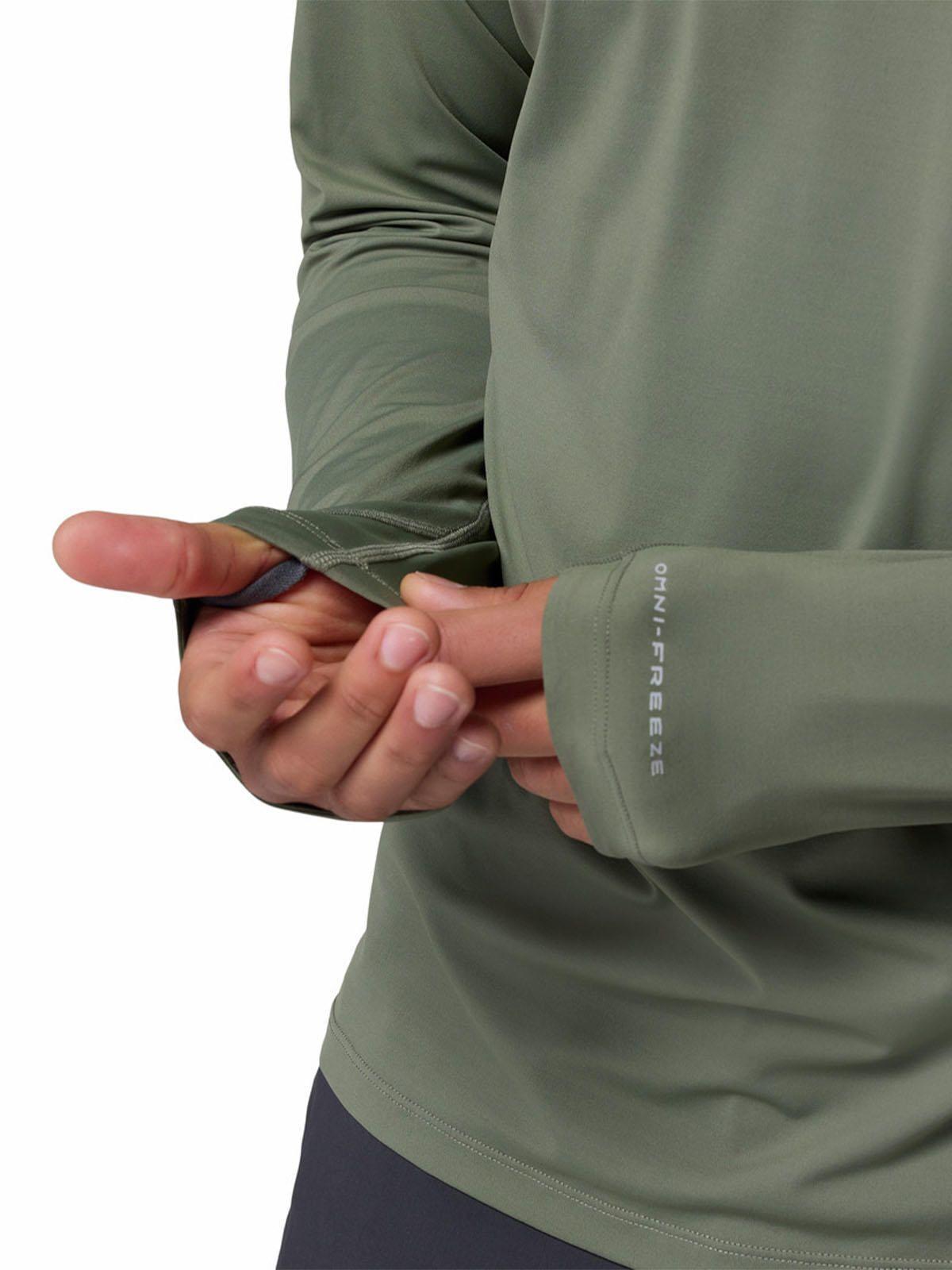 Polera Manga Larga Hombre Wild Cast Sun Verde-4