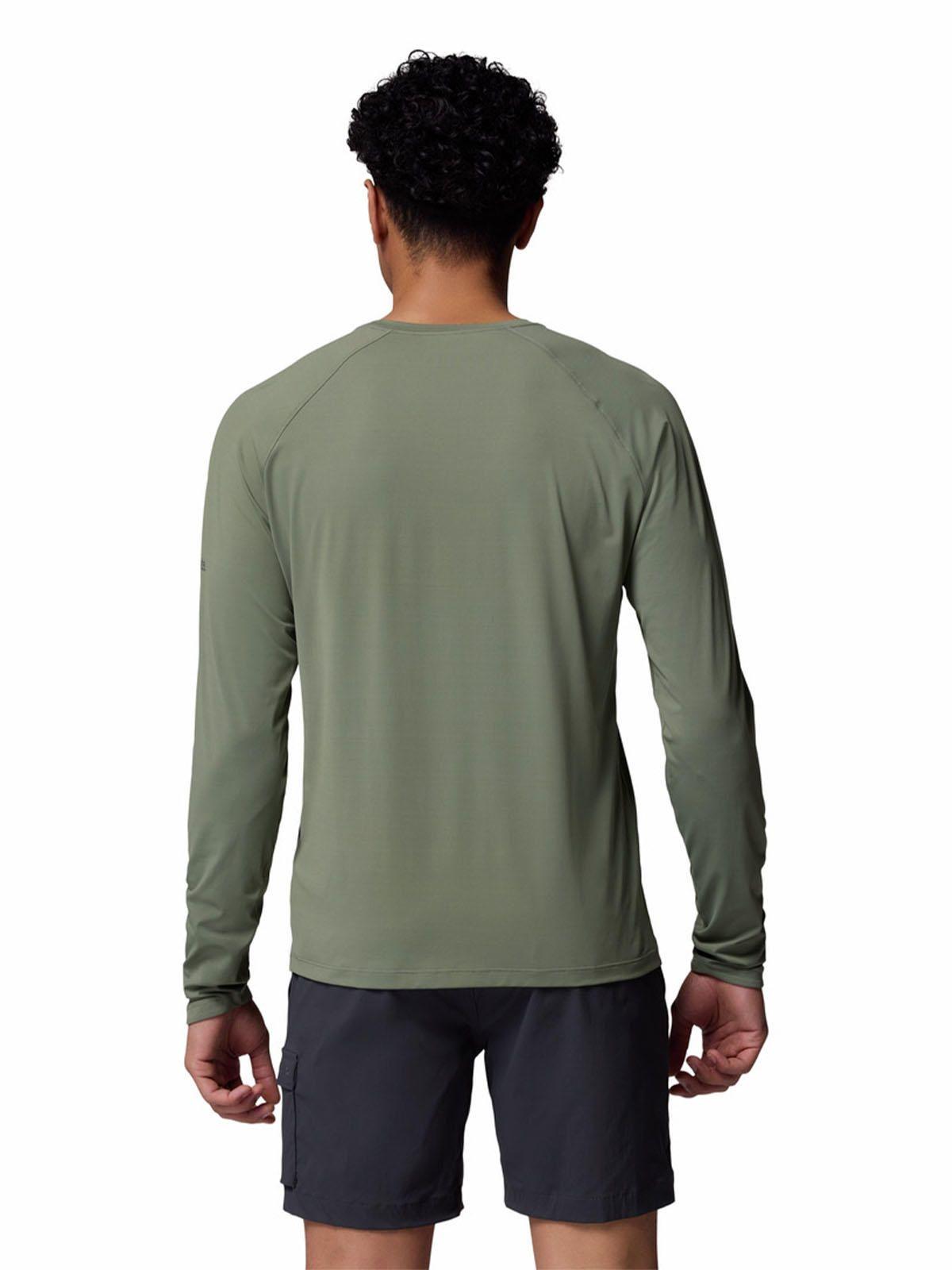 Polera Manga Larga Hombre Wild Cast Sun Verde-5