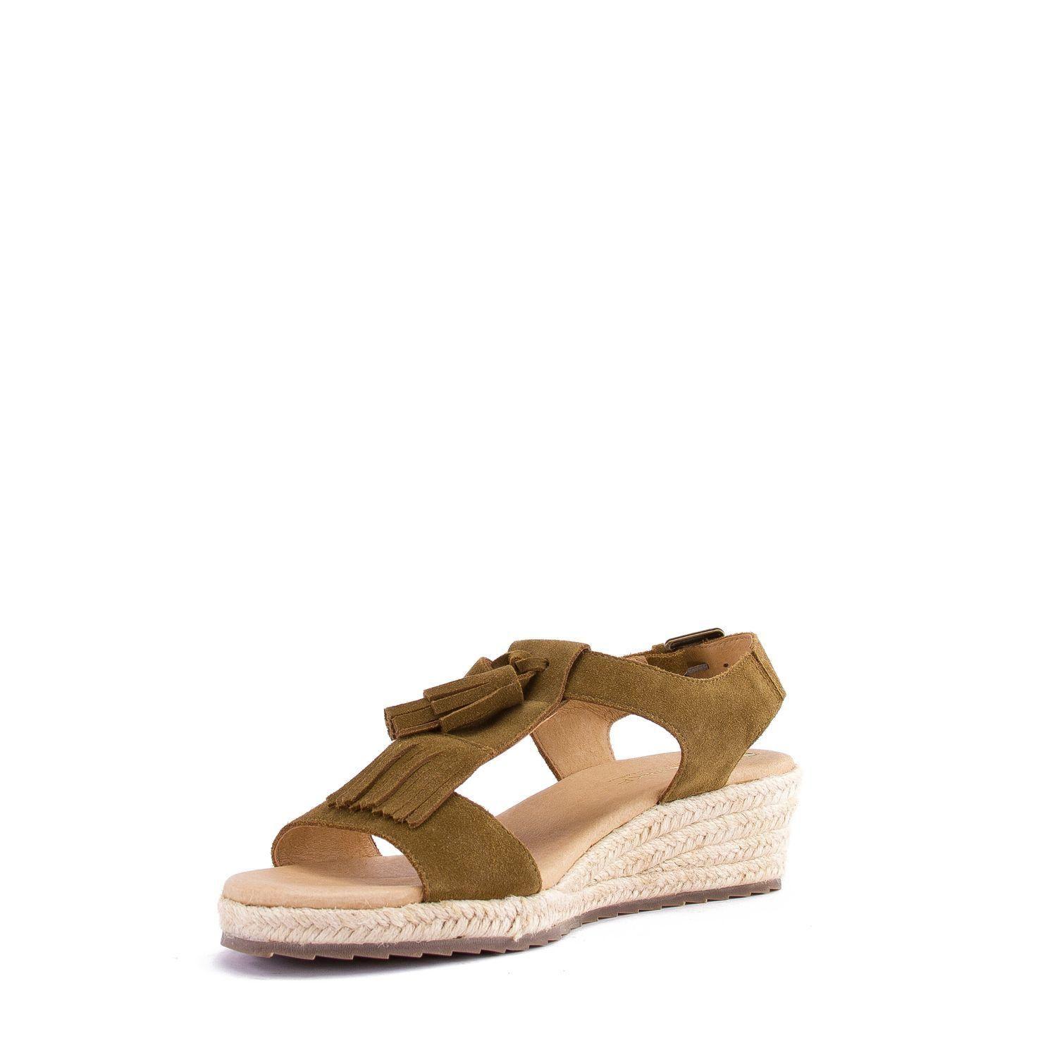 Sandalia  Anna Casual Verde-3