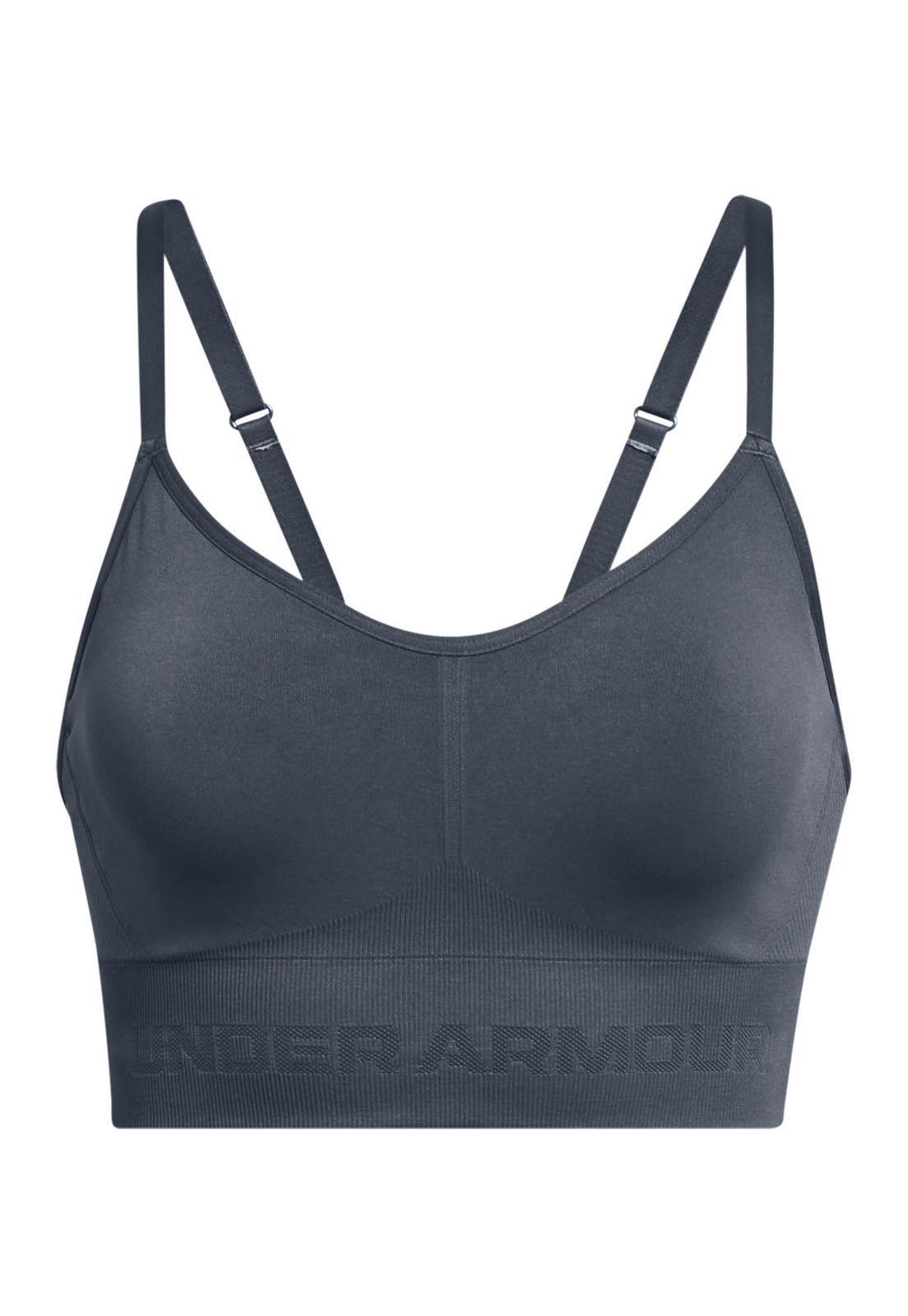 Sostén low seamless Train mujer Gris-0