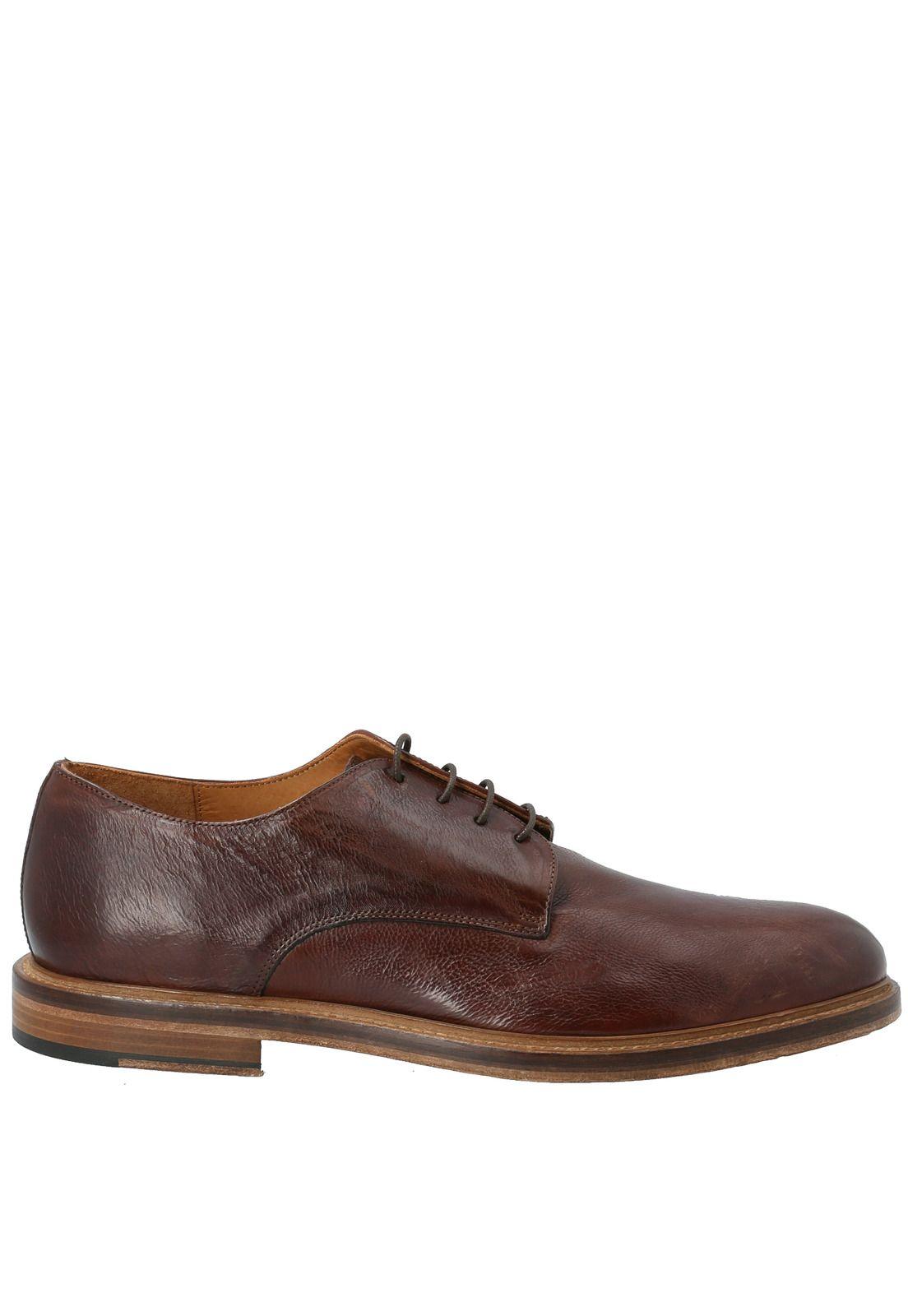 Zapato Cuero Vicenzo Café Hombre Rockford-0