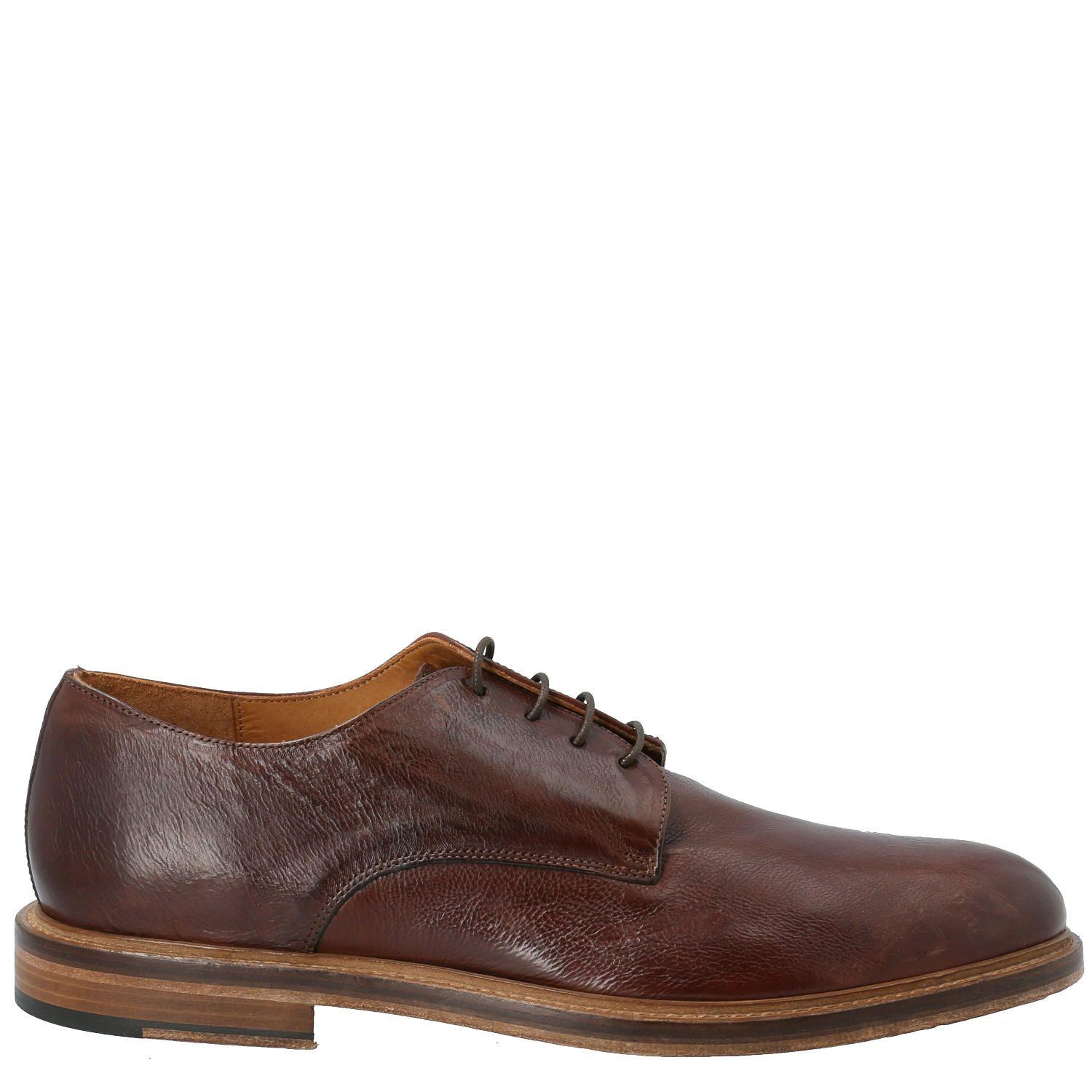 Zapato Cuero Vicenzo Café Hombre Rockford-0