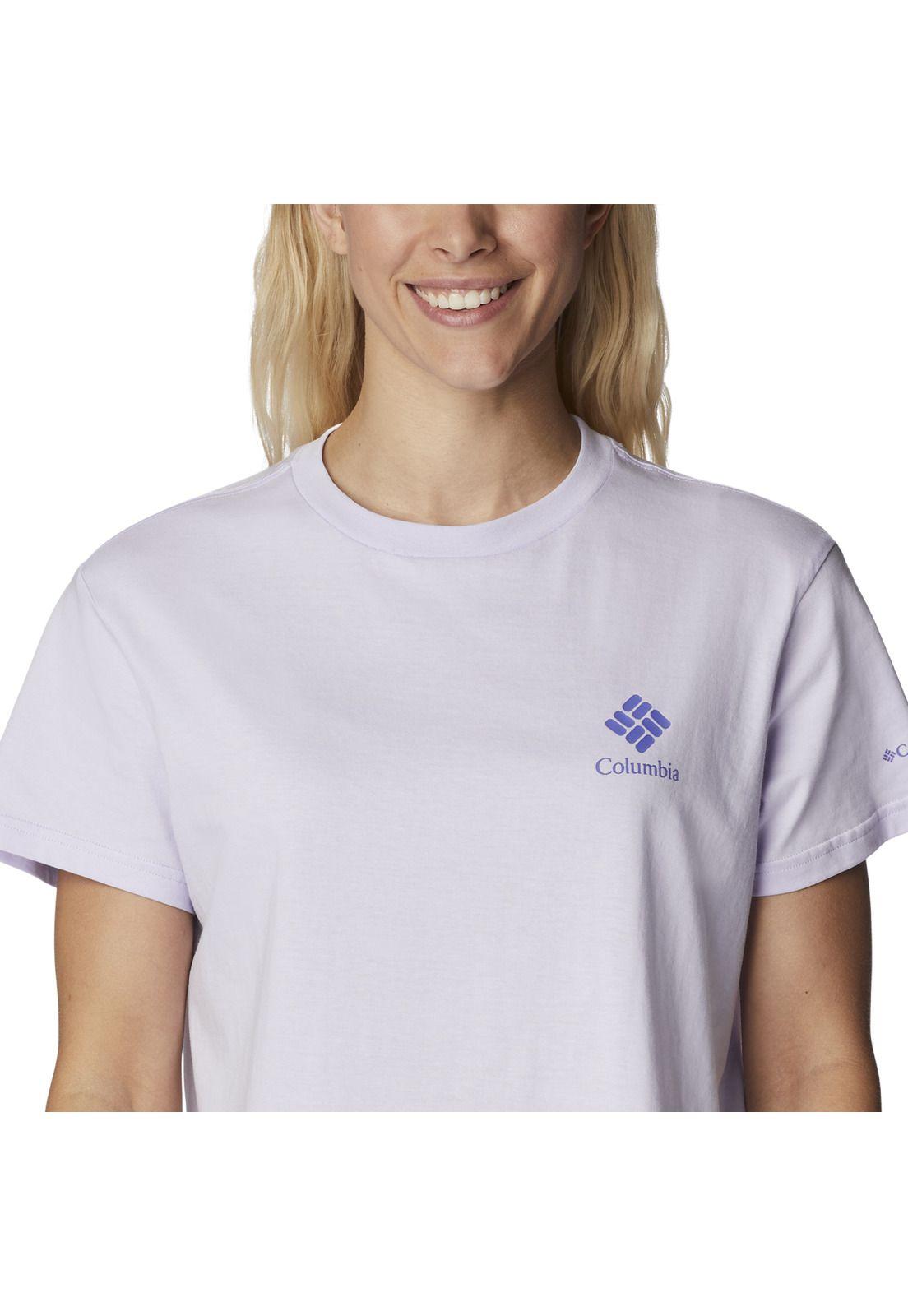 Polera M/C North Cascades Tee Lila Mujer-4
