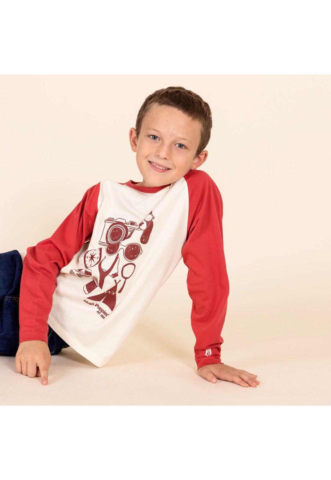 Polera M/L Niño Raulí Rojo-1